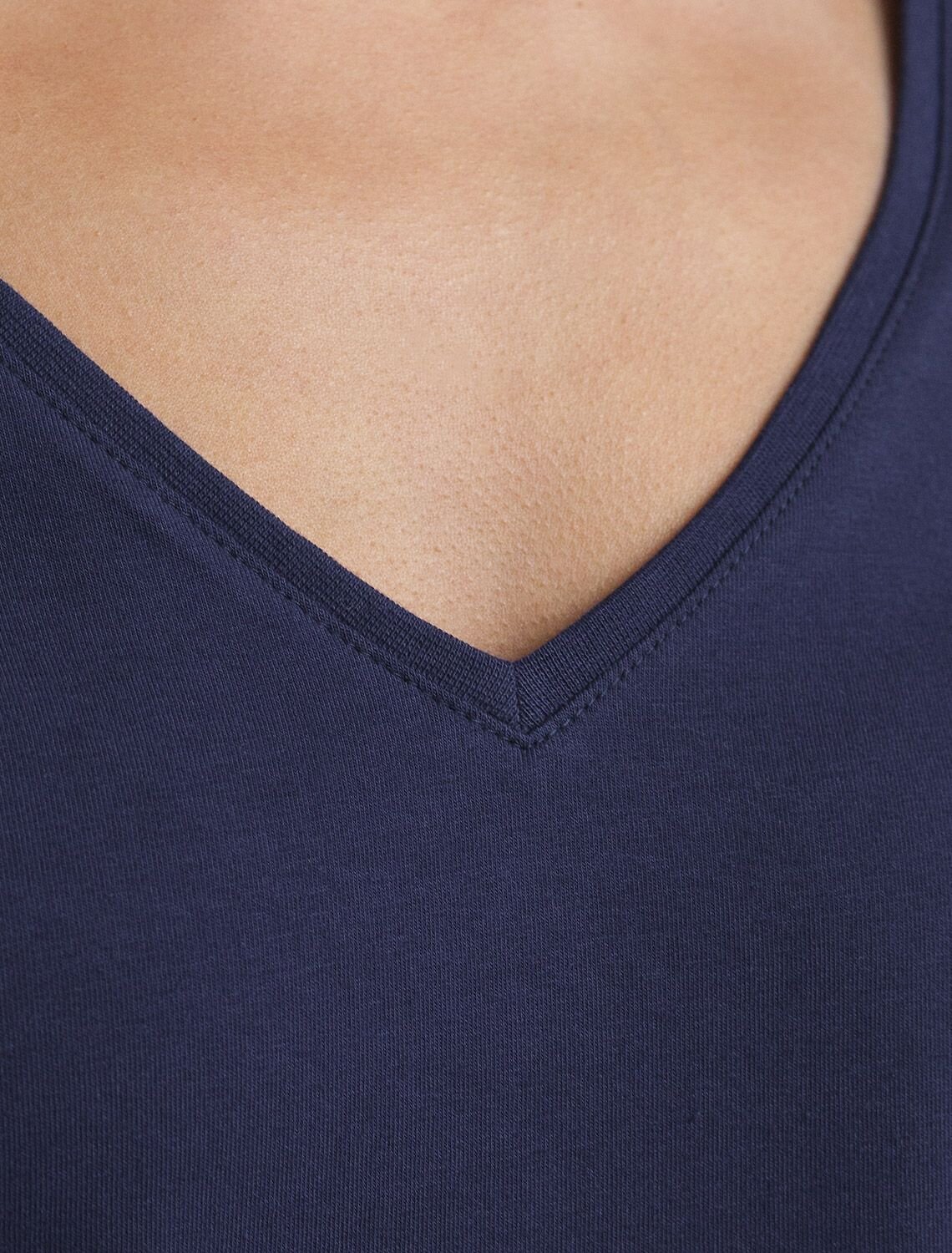 VILATTE Футболка 575112 D49.100 темно-синий