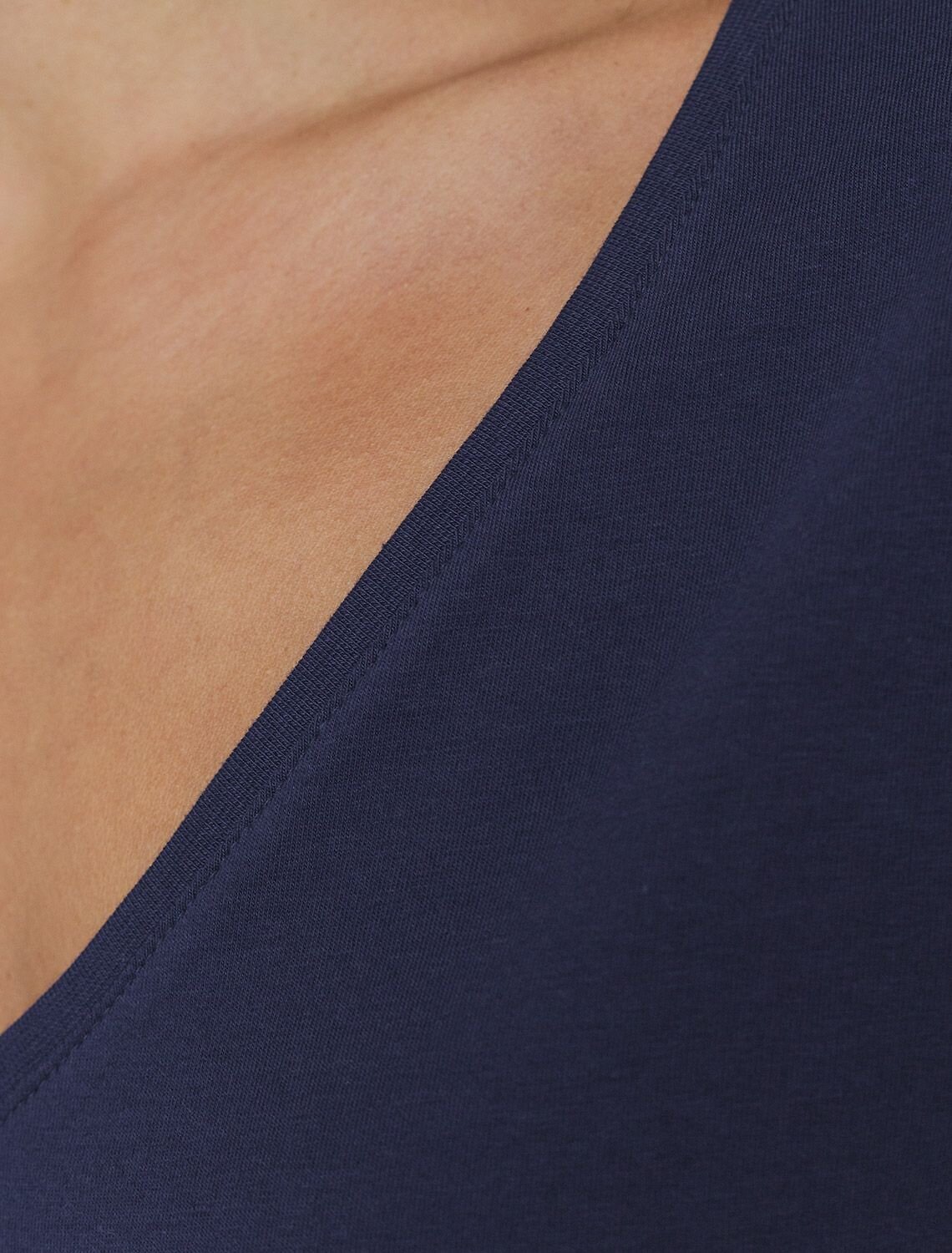 VILATTE Футболка 575112 D49.100 темно-синий