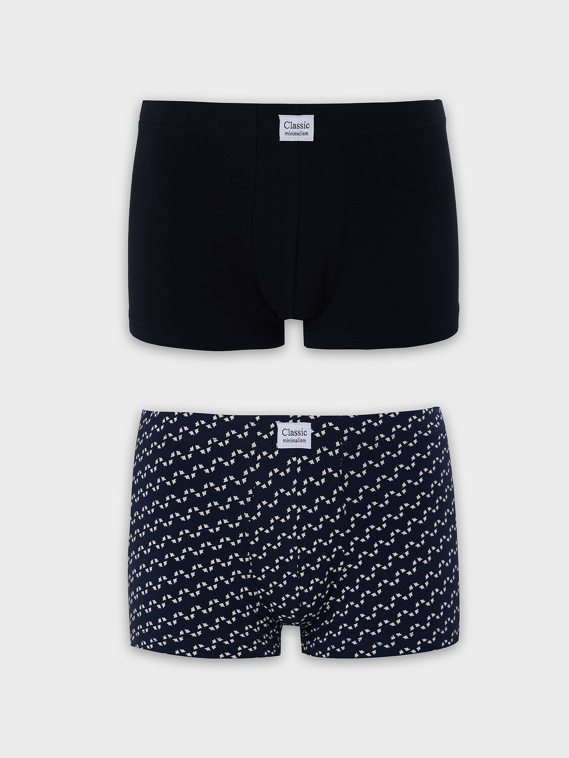 MARK FORMELLE Трусы 575113 411229-2 диагональн. узор на гл.синем +черный