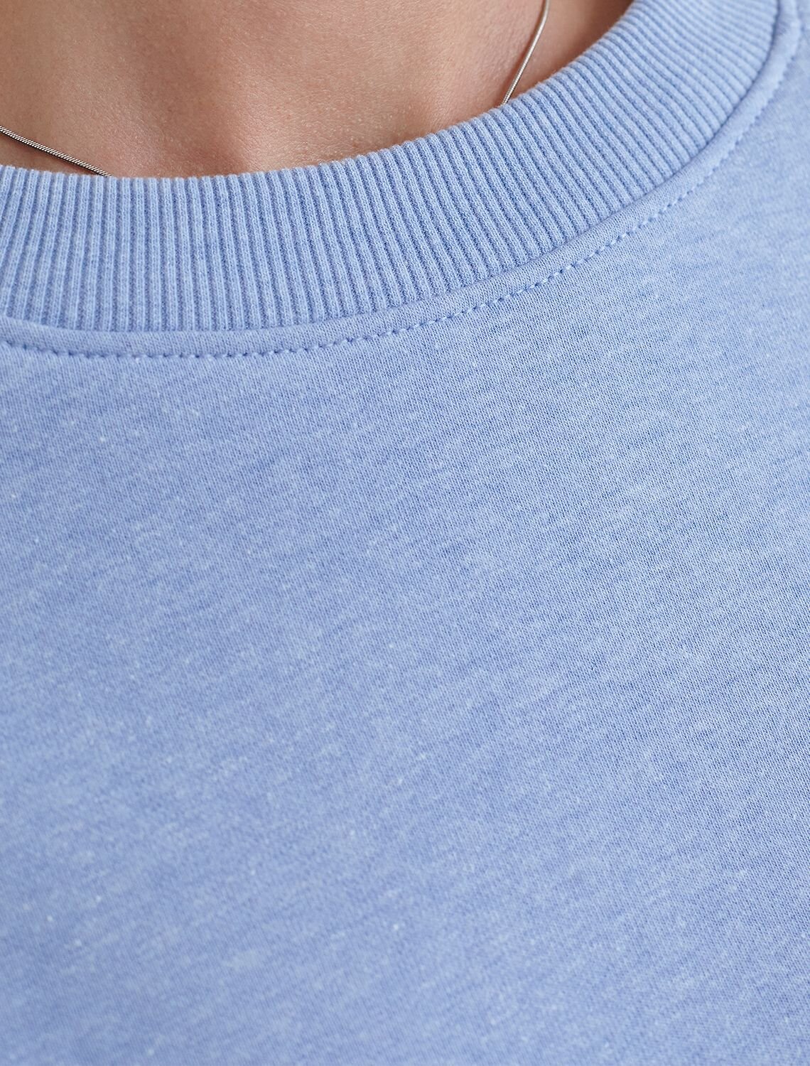 VILATTE Джемпер 575116 D49.139 голубой меланж