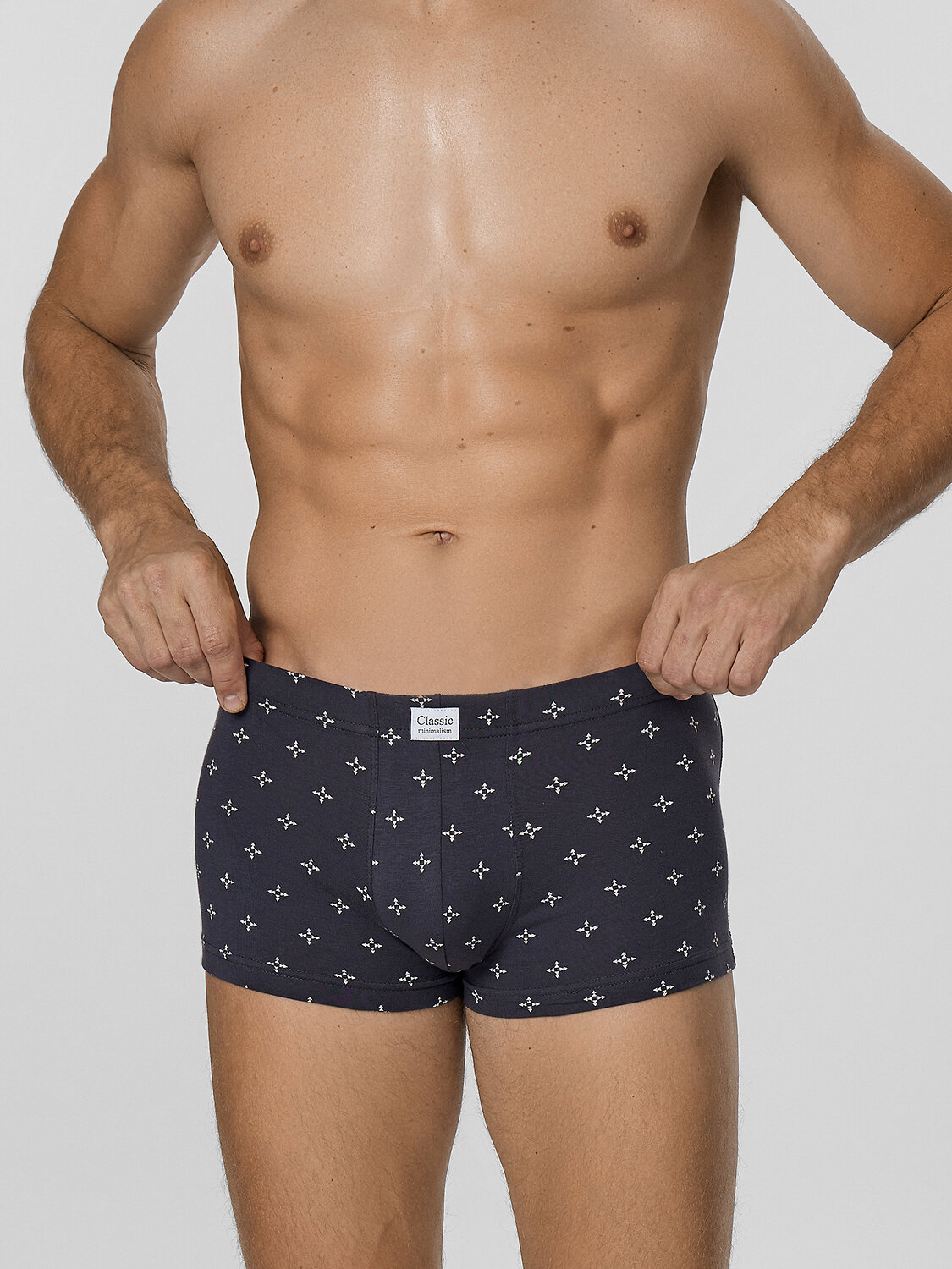 MARK FORMELLE Трусы 575117 411229-2 треугольники на т.сером +т.пурпурный