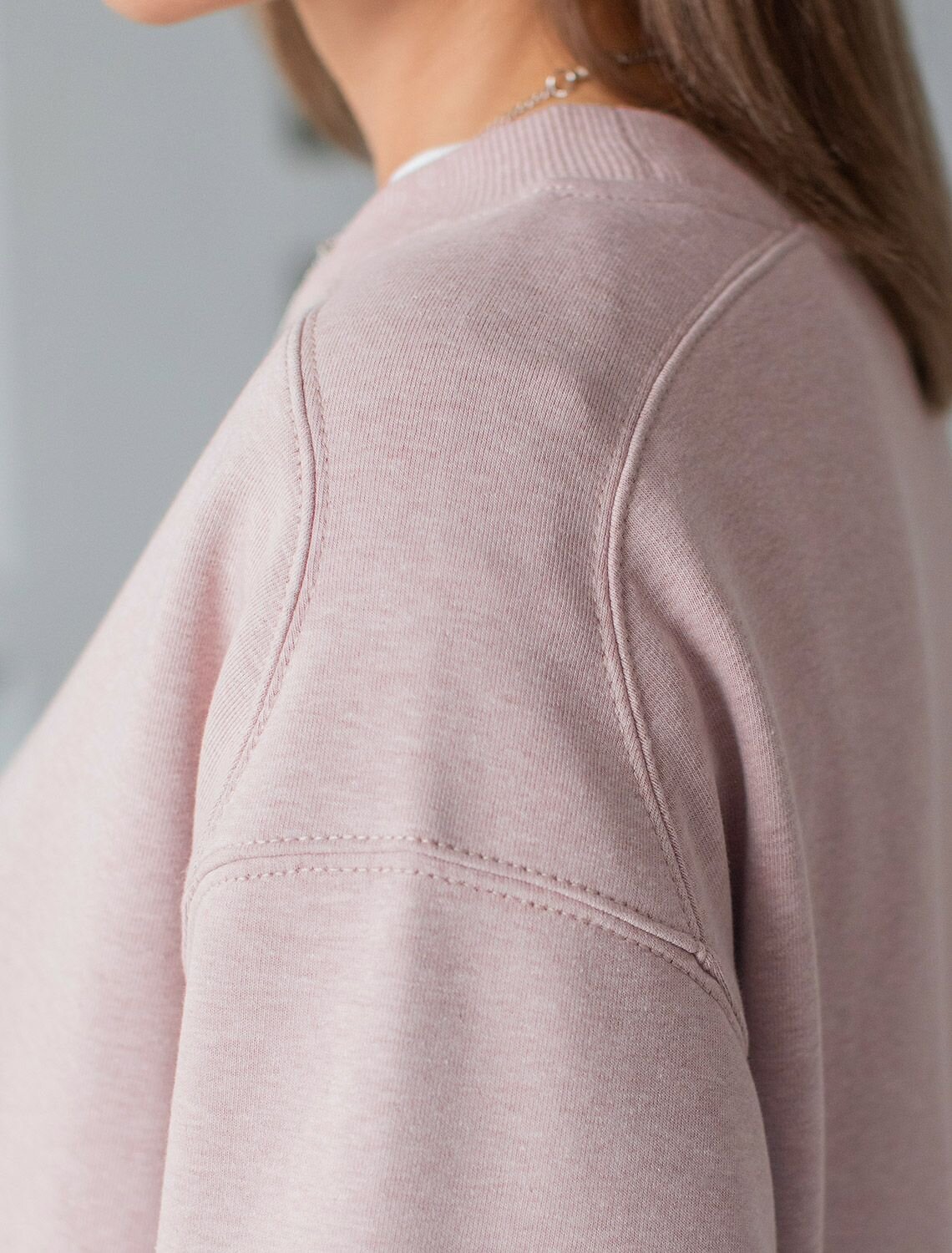 VILATTE Джемпер 575119 D49.139 макиато меланж