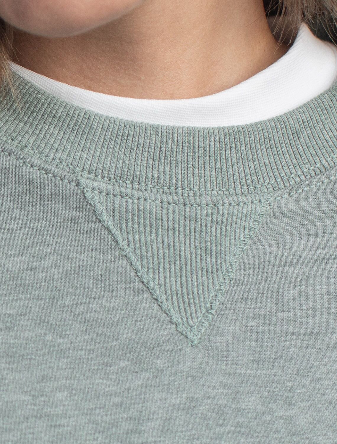 VILATTE Джемпер 575123 D49.140 оливковый меланж_dreams