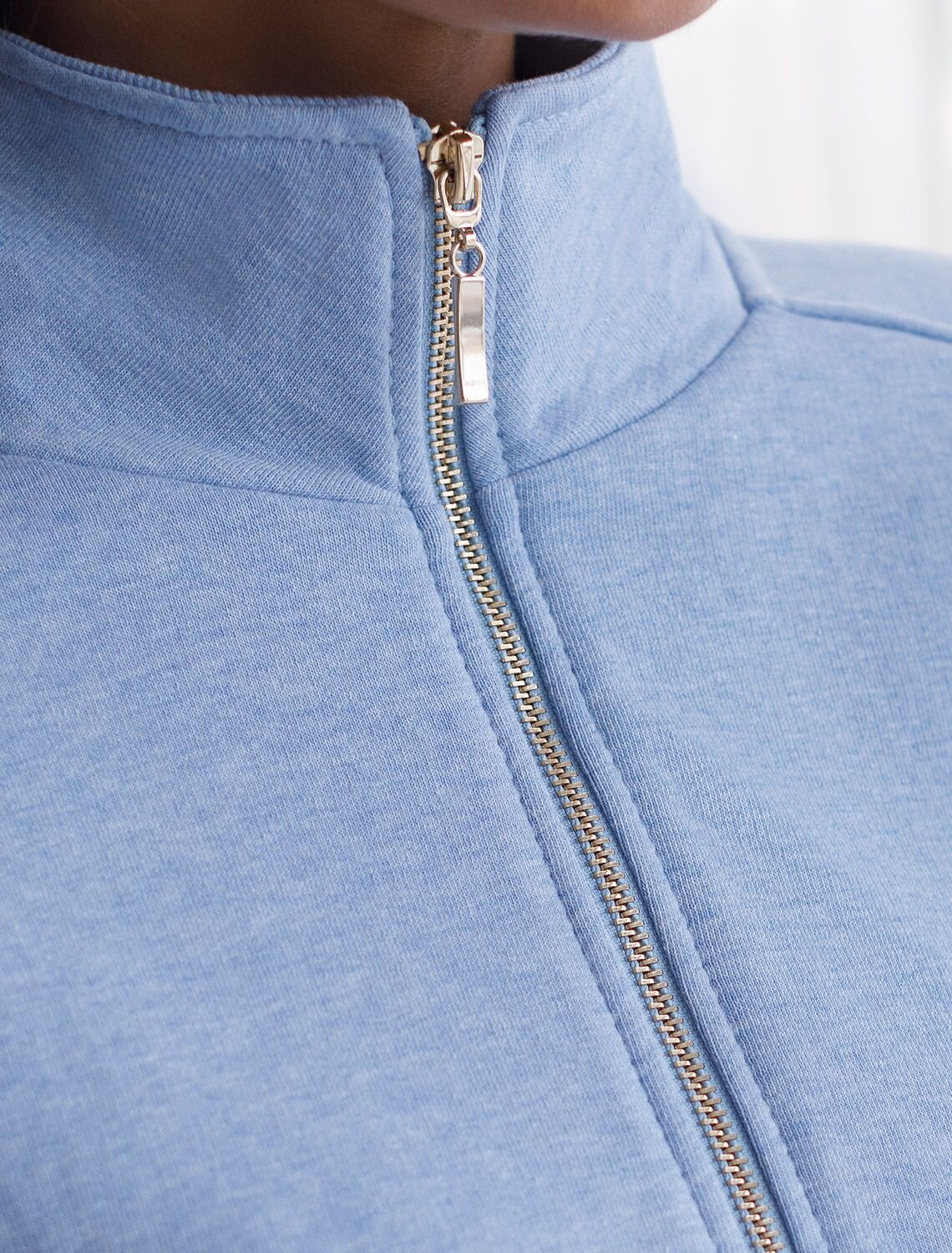 VILATTE Джемпер 575125 D49.141 голубой меланж