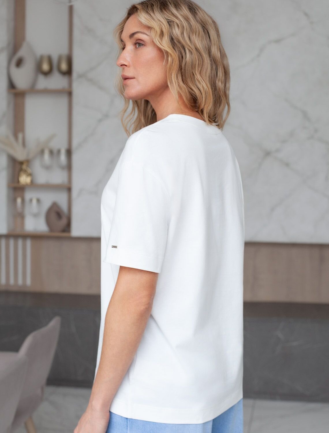 VILATTE Футболка 575130 D49.144 белый