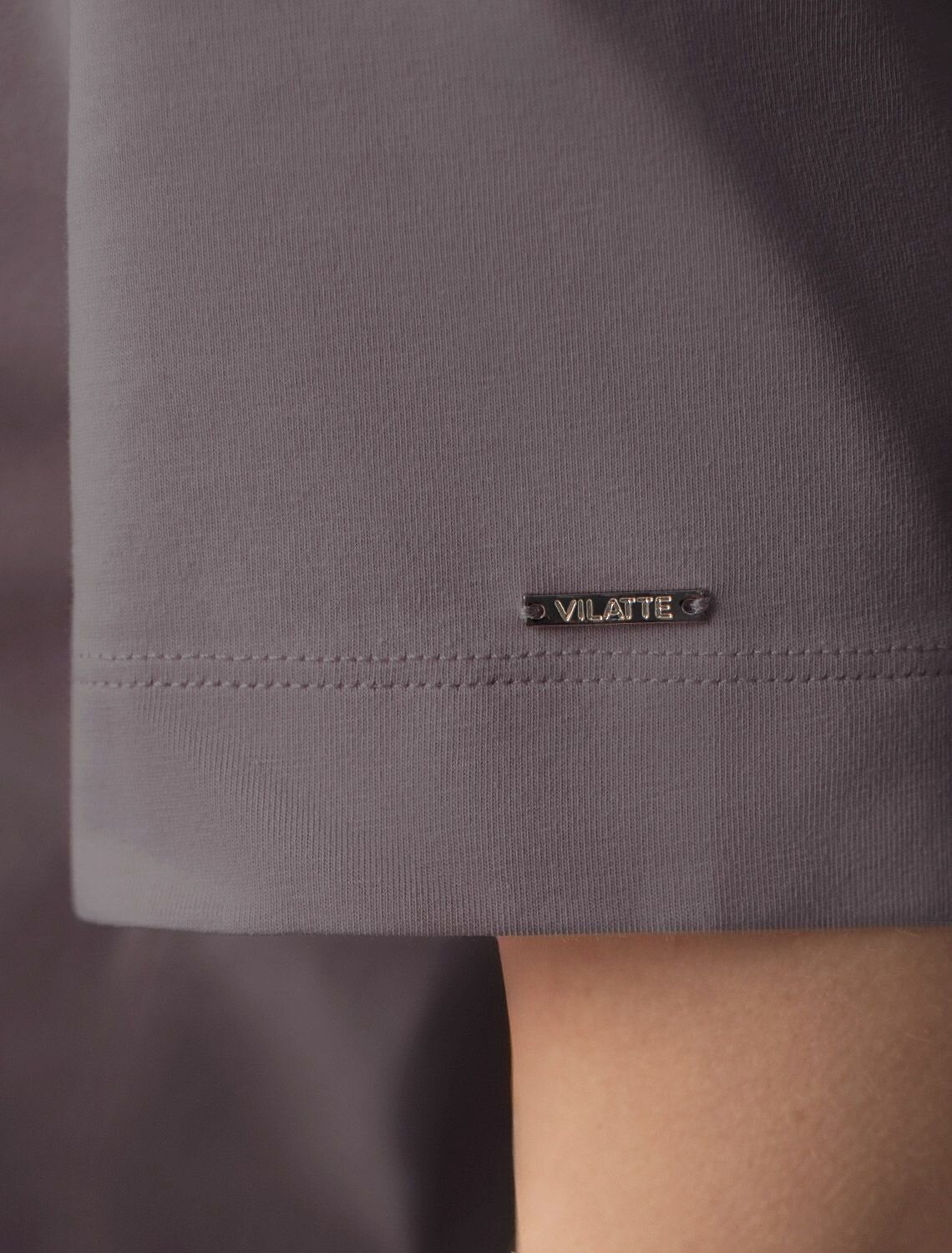 VILATTE Футболка 575131 D49.144 кофе