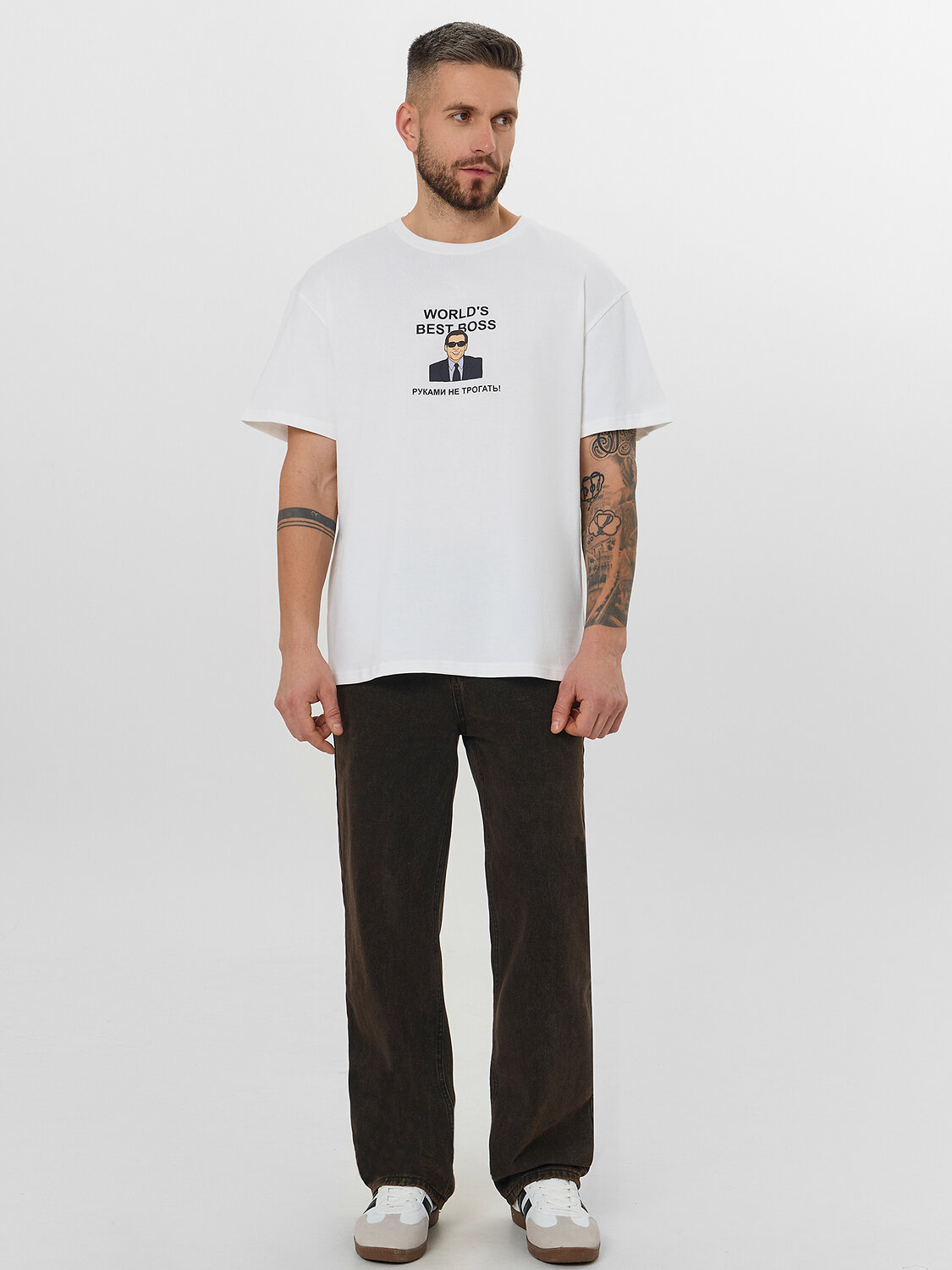 MARK FORMELLE Футболка 575132 111928 белый +печать