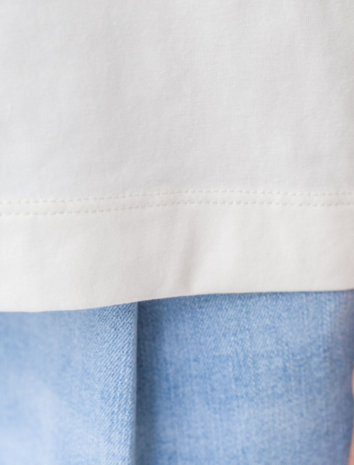 VILATTE Футболка 575135 D49.144 молочный