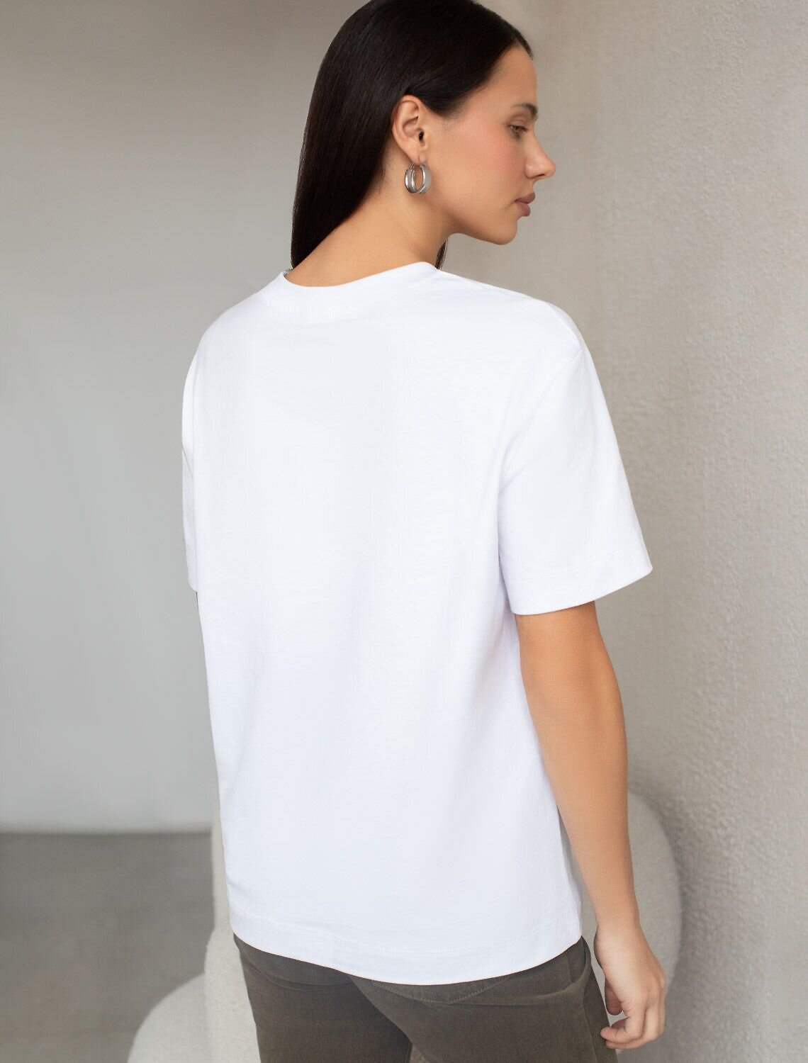 VILATTE Футболка 575137 D49.145 белый_everyday