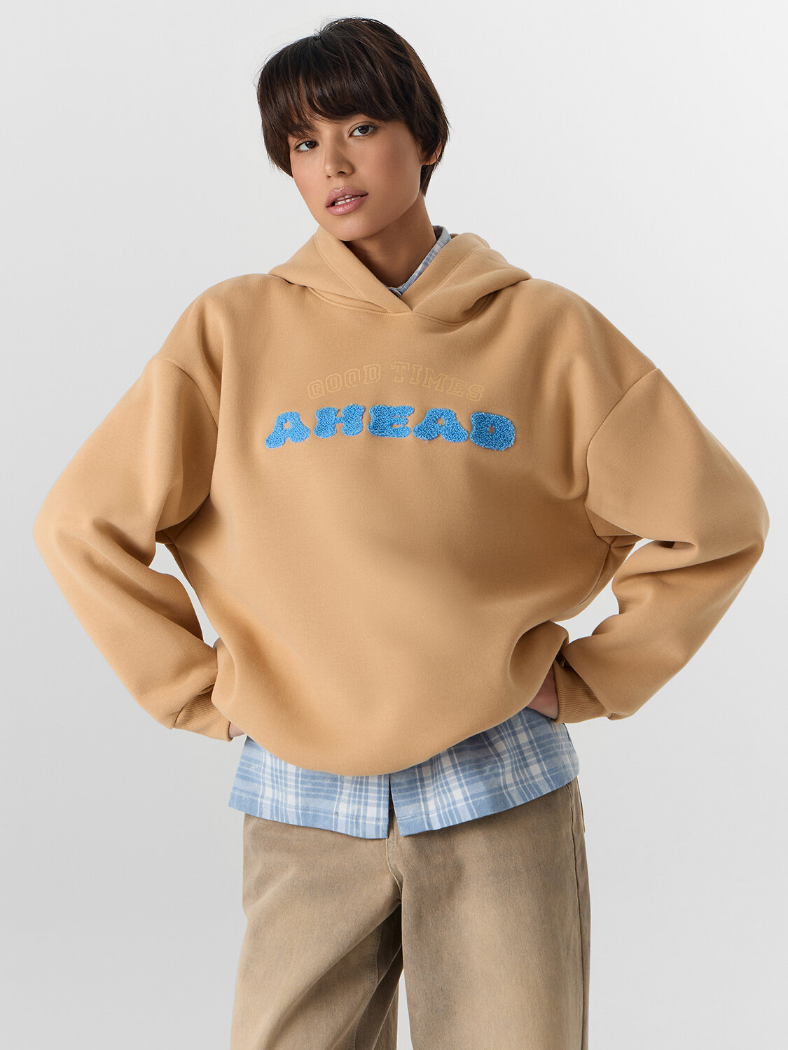 MARK FORMELLE Худи 575140 122775 латте +печать