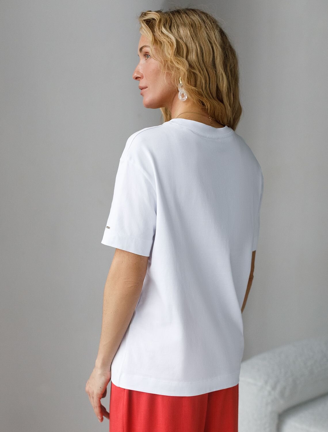 VILATTE Футболка 575141 D49.145 белый_spicy