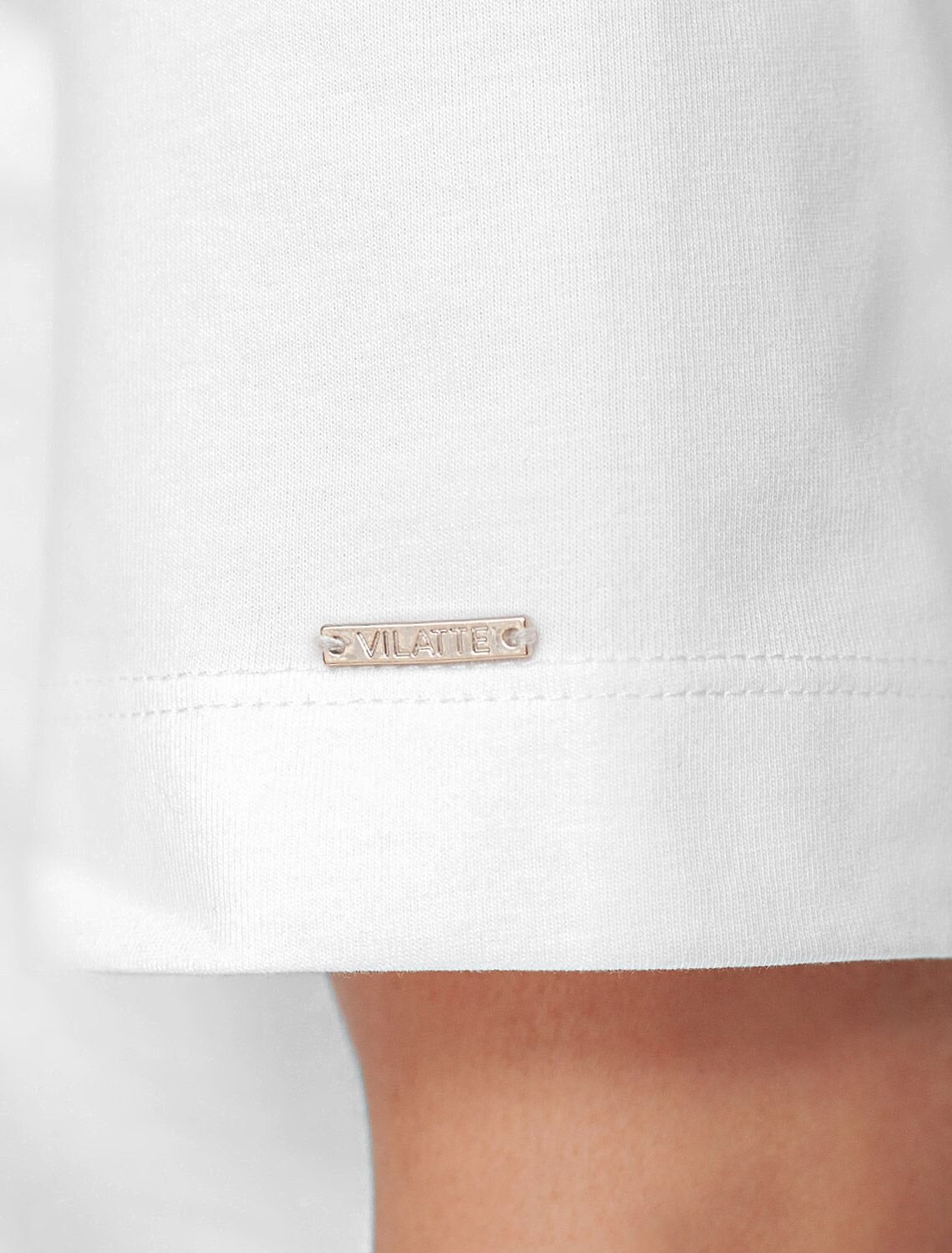 VILATTE Футболка 575143 D49.145 белый_перо