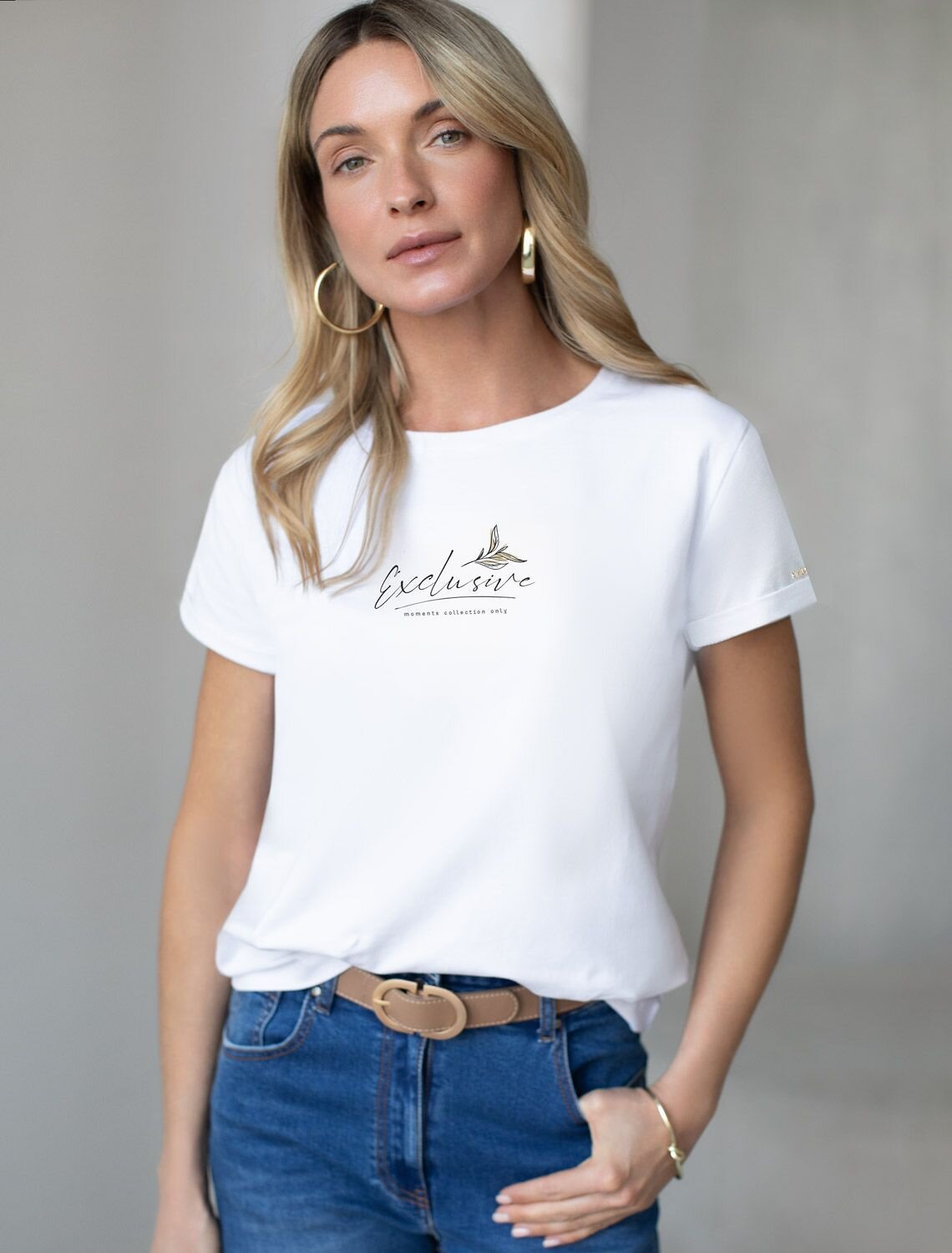 VILATTE Футболка 575146 D49.146 белый_exclusive