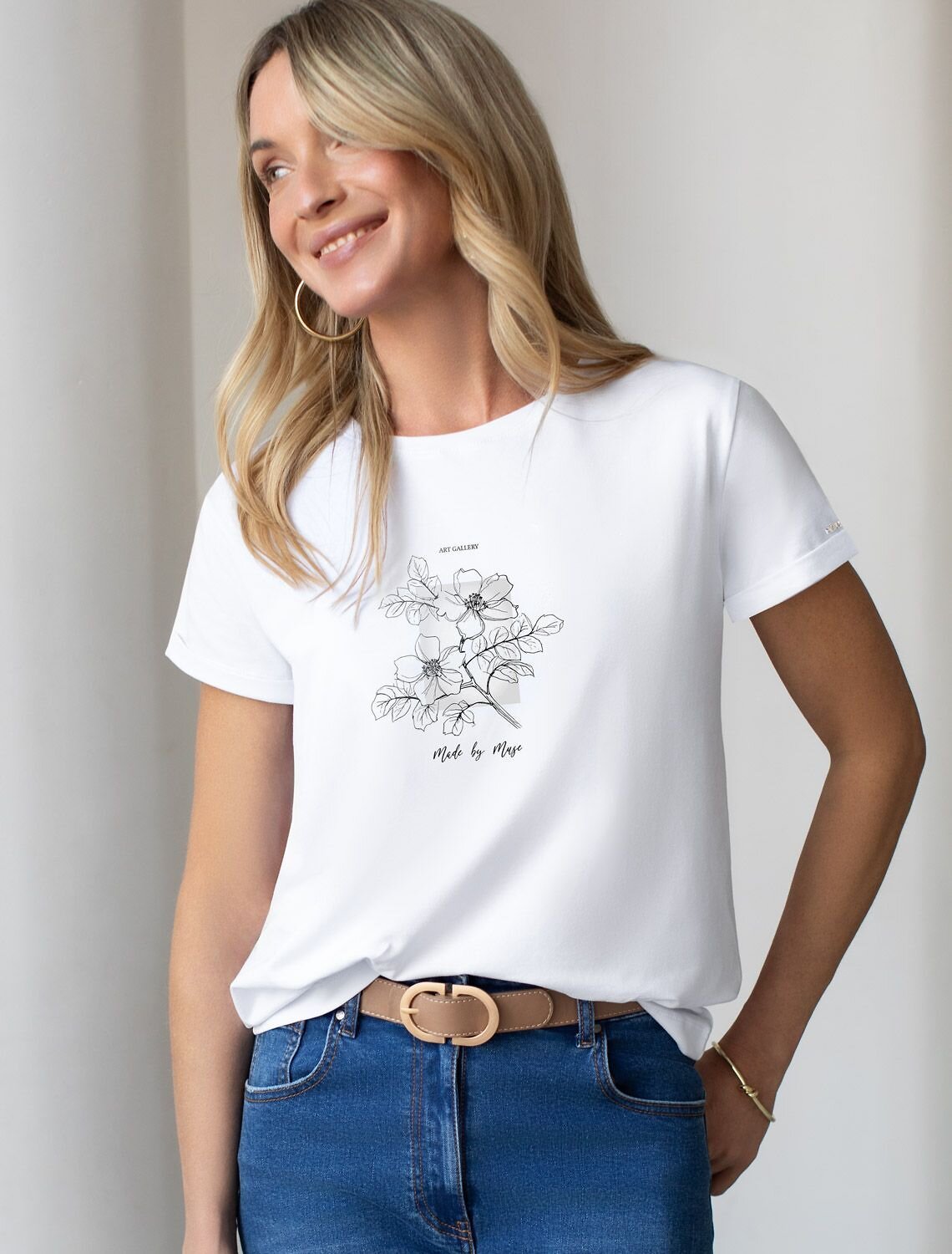 VILATTE Футболка 575147 D49.146 белый_muse