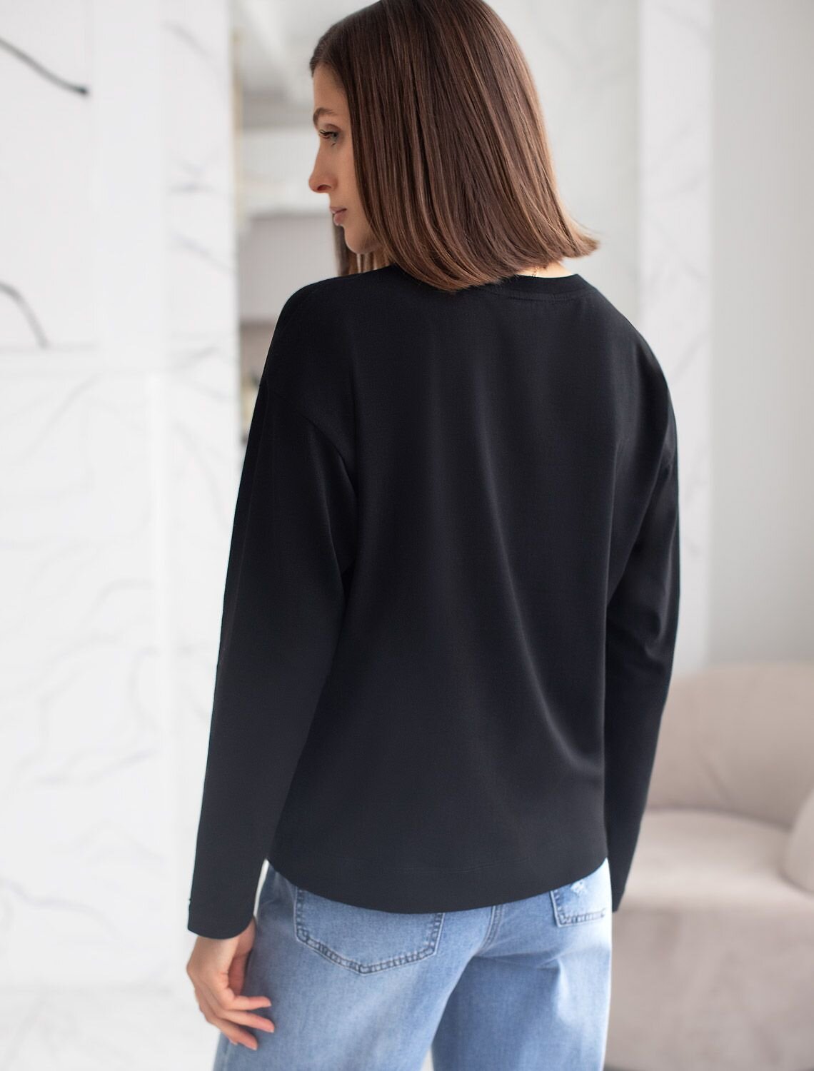 VILATTE Джемпер 575156 D49.147 черный