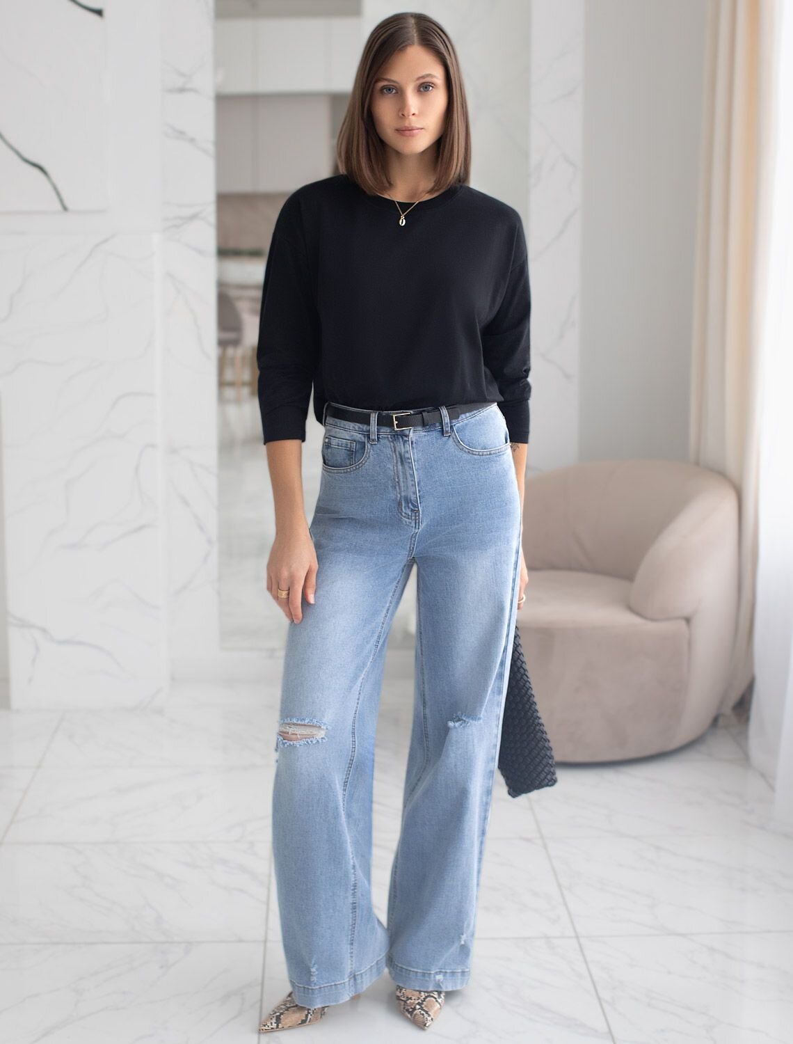 VILATTE Джемпер 575156 D49.147 черный