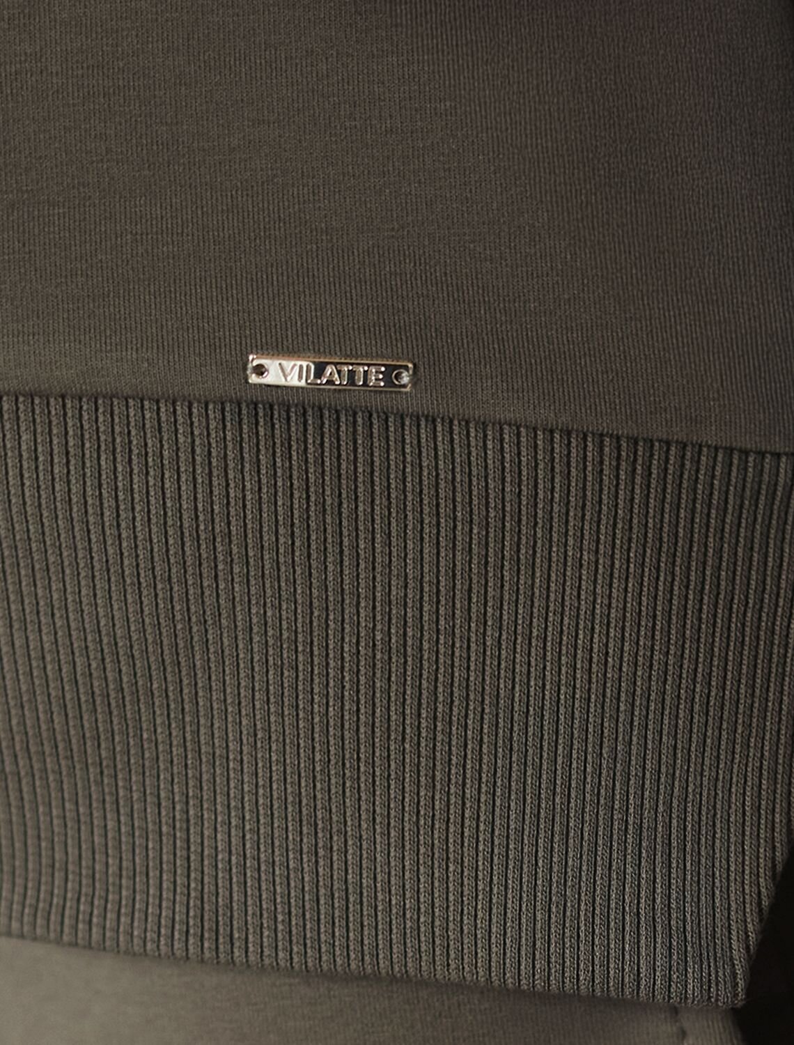 VILATTE Джемпер 575159 D49.167 хаки_athleisure mood