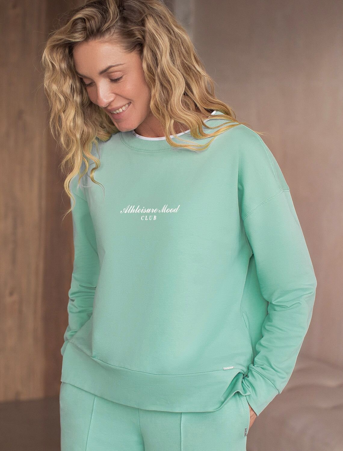 VILATTE Джемпер 575161 D49.168 мятный_athleisure mood