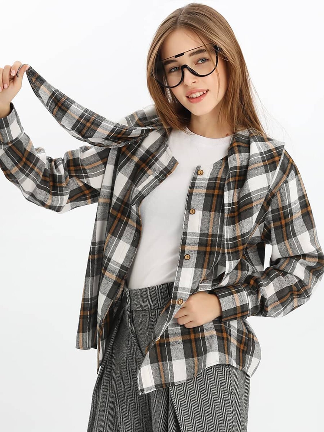 Соль&Перец Блузка 575180 SP2526 серый