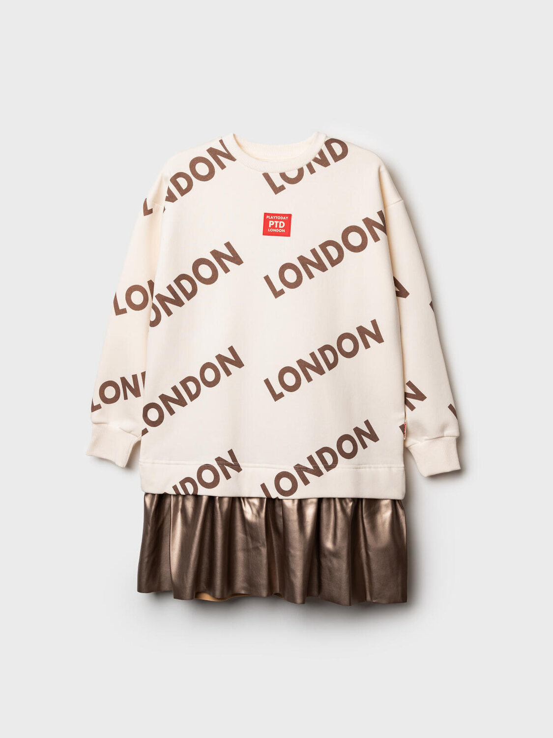 PLAYTODAY Платье 575189 32521470 молочный