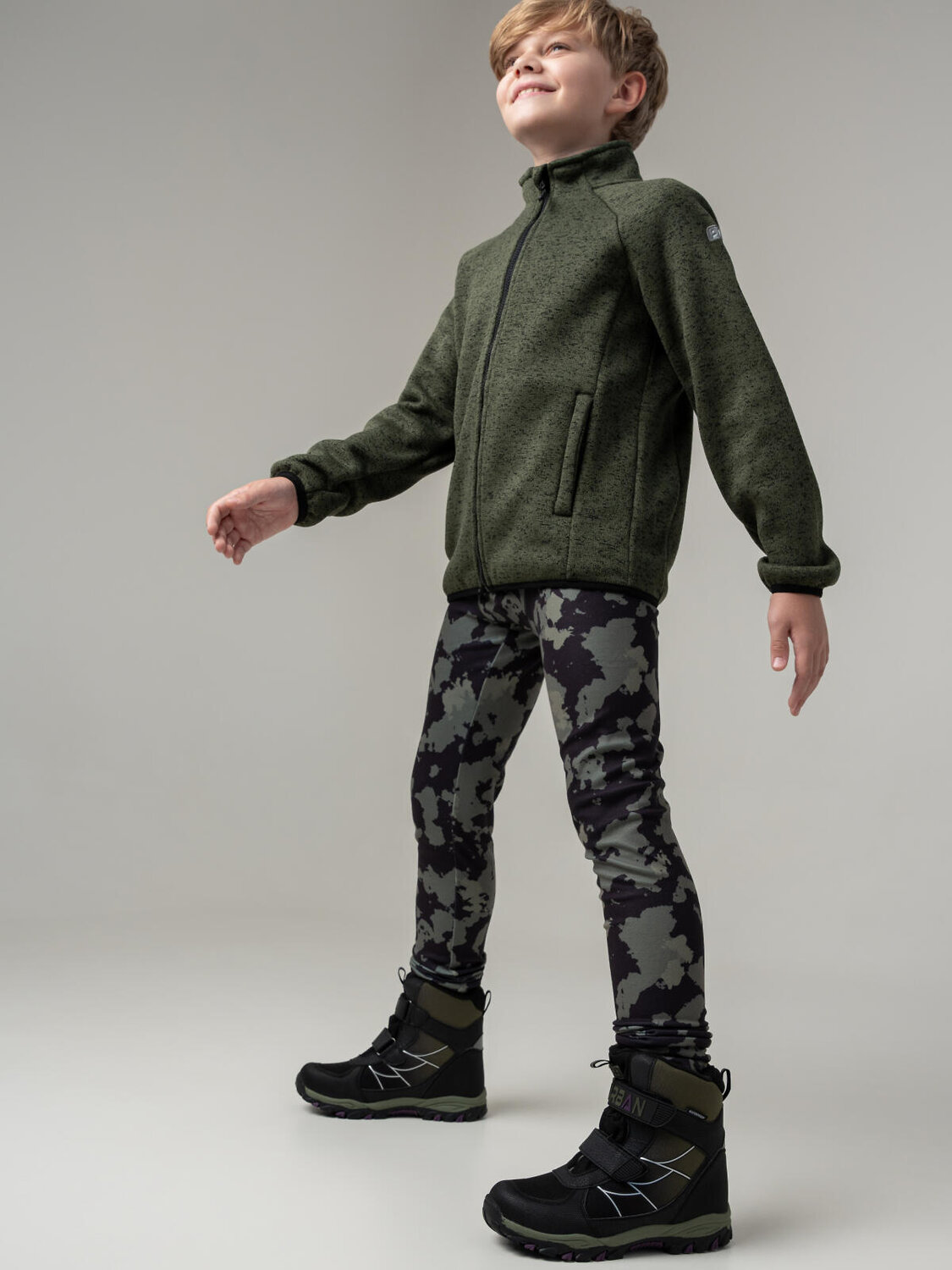 PLAYTODAY Ботинки 575202 32511709 черный,хаки