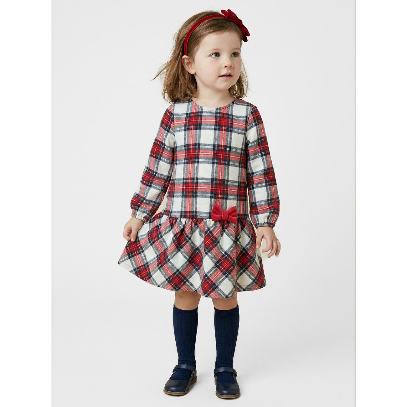 YOULALA Платье 575214 2130310104 красный/клетка