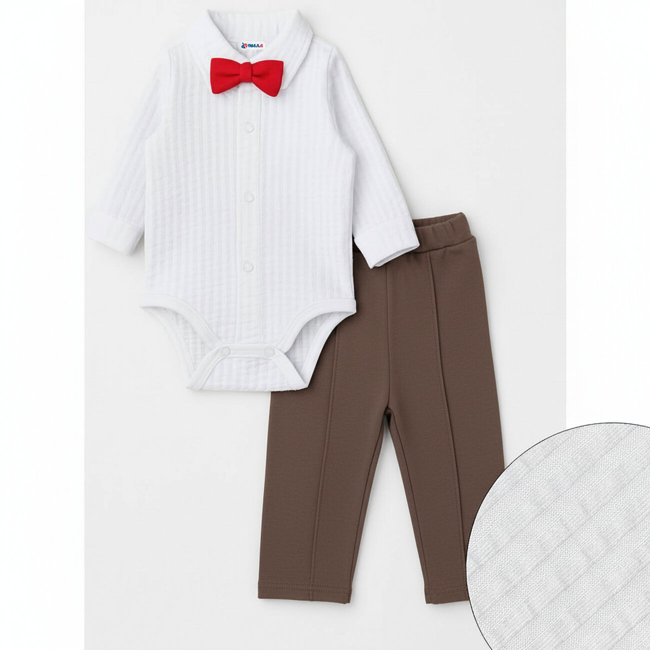 YOULALA Комплект 575222 6085200104 коричневый/белый