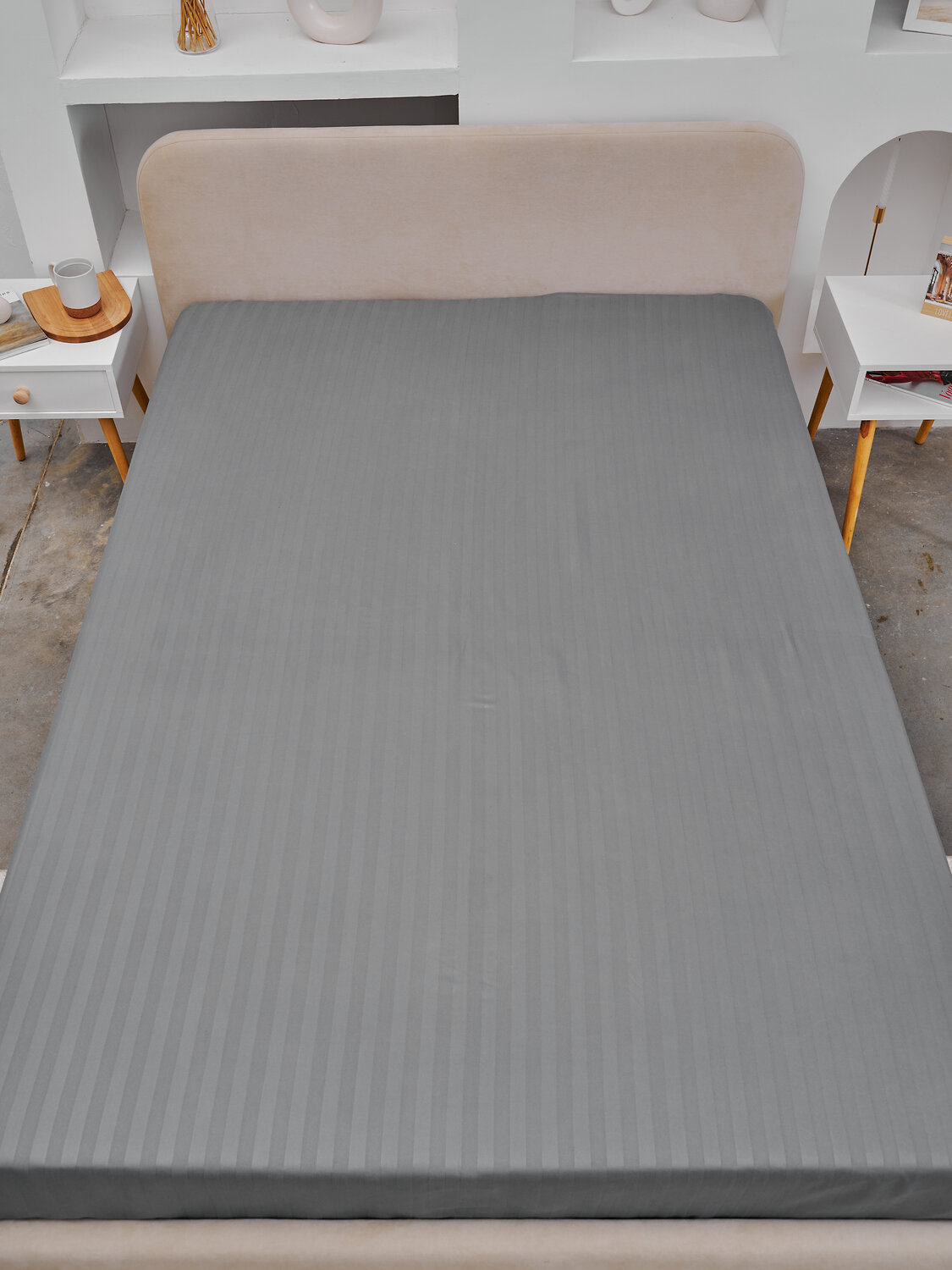 Текс-плюс Простыня 575224 НФ-00245317 Светло-серый