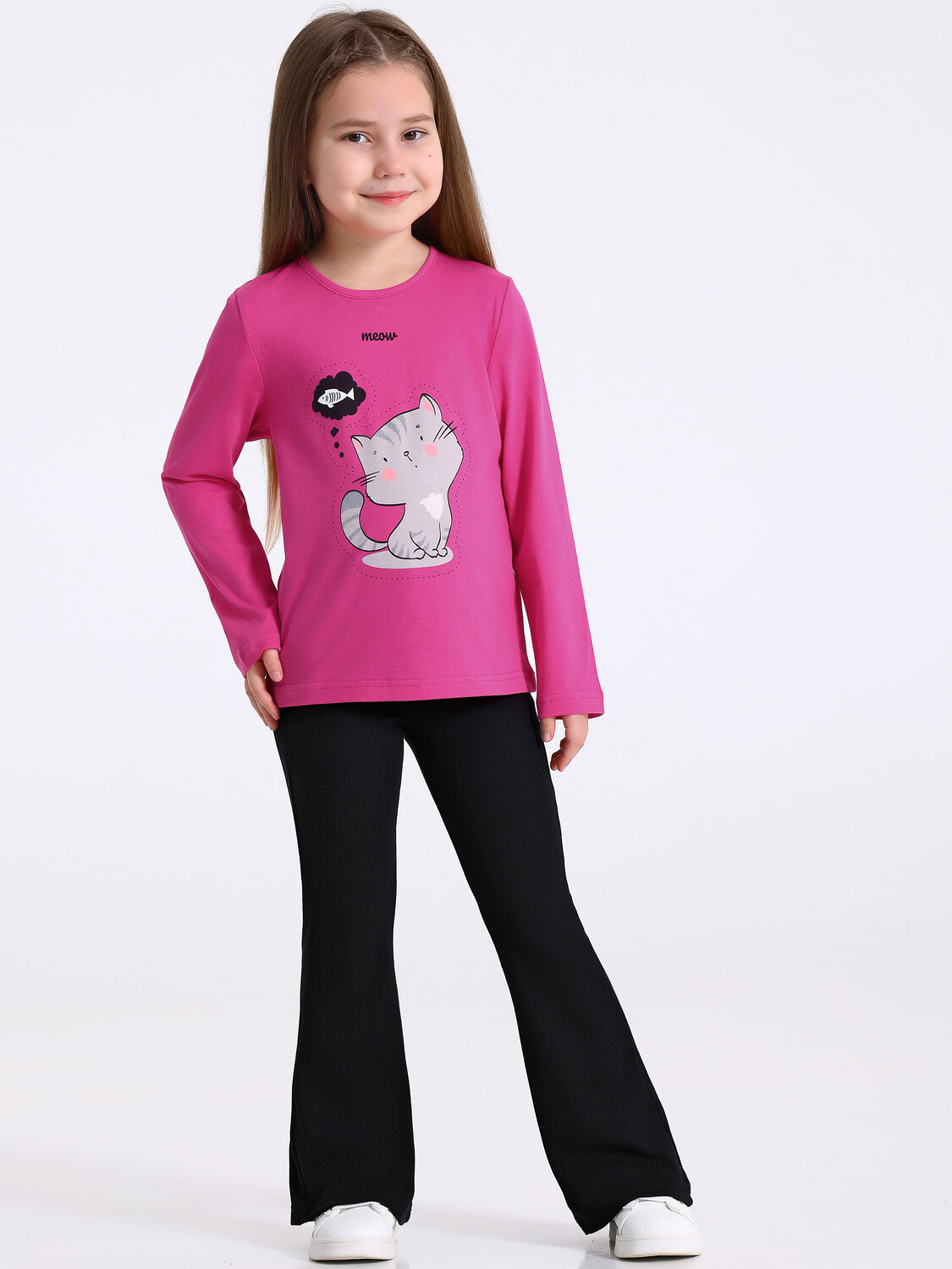 Апрель Комплект 575240 2ДЛБ5886023 ярко-розовый+черный