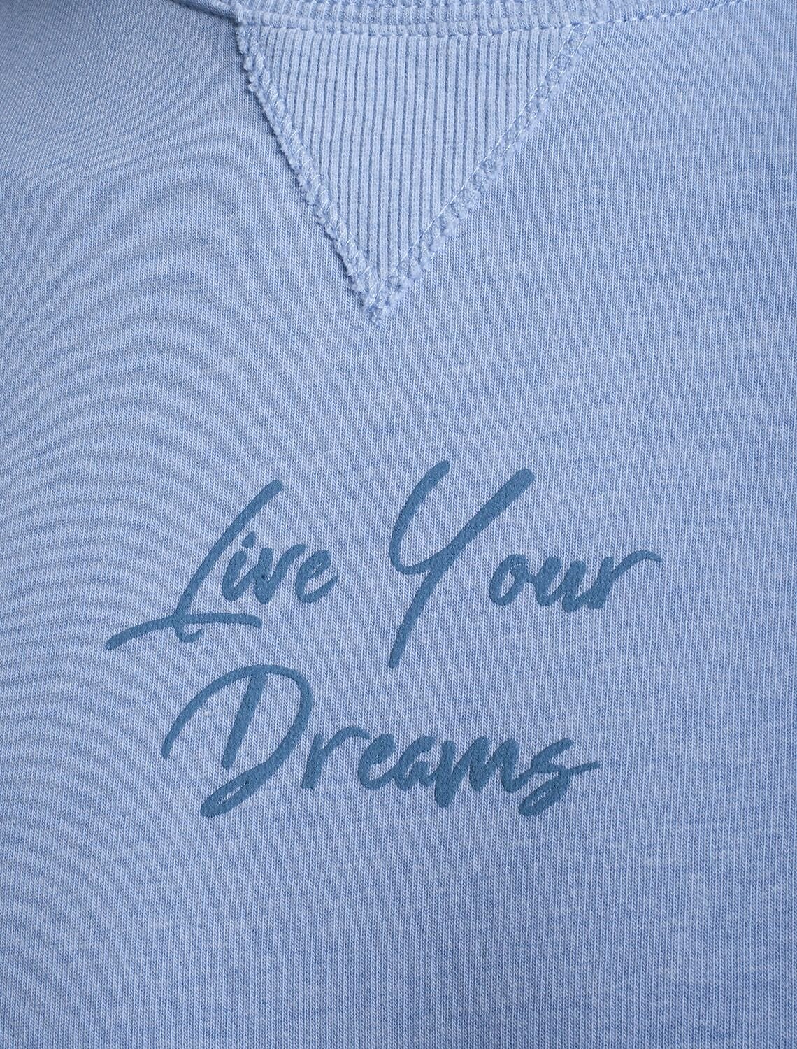 VILATTE Джемпер 575292 D49.140 голубой меланж_dreams