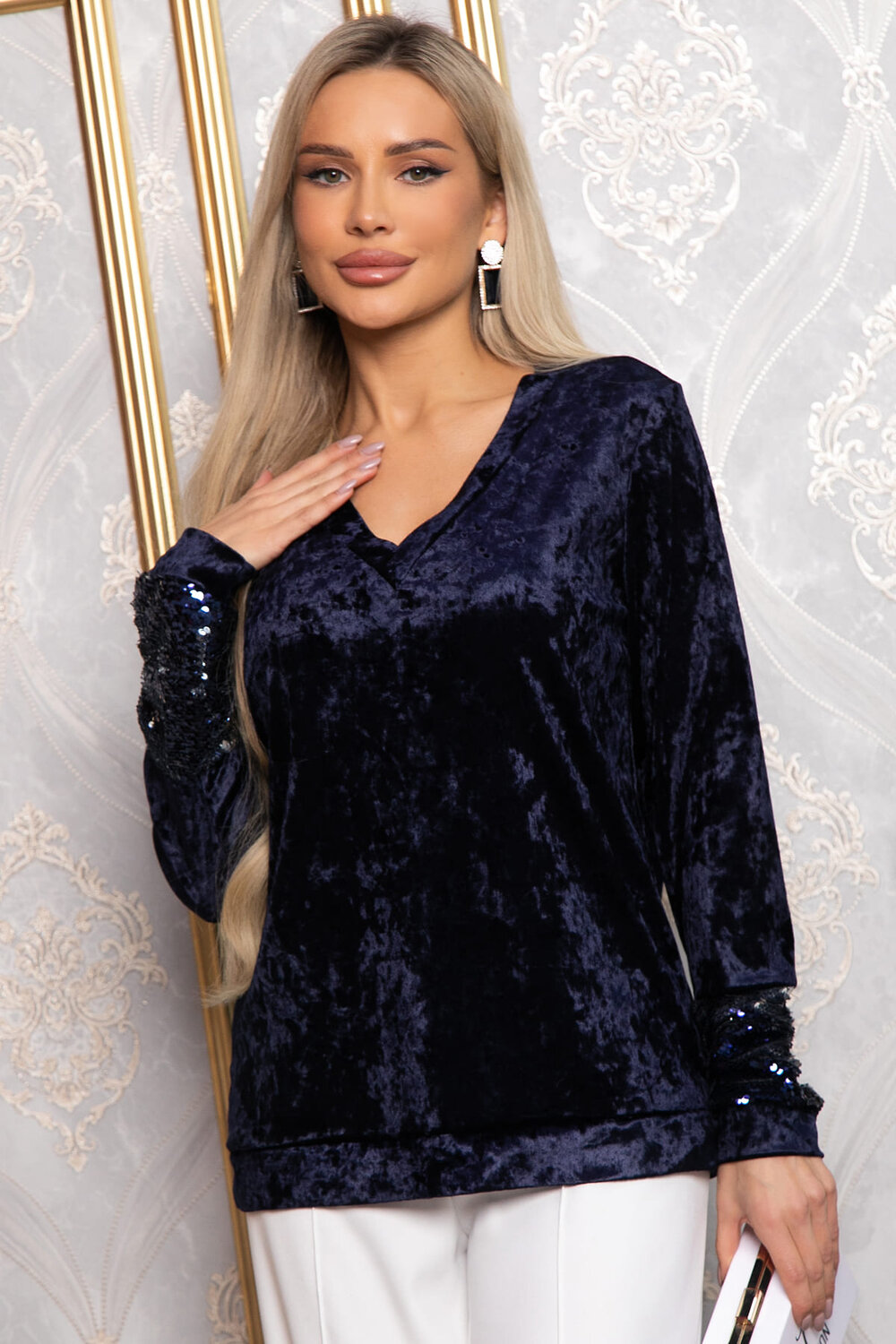 LT Collection Джемпер 575293 Б14838-45М темно-синий