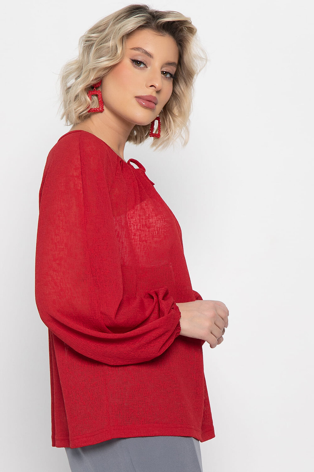 LT Collection Блуза 575296 Б14967-10М красный