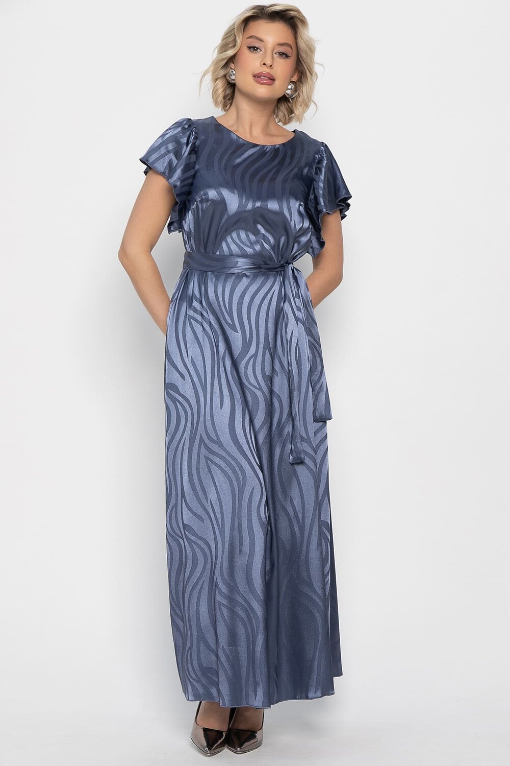 LT Collection Платье 575298 П14965-12М синий