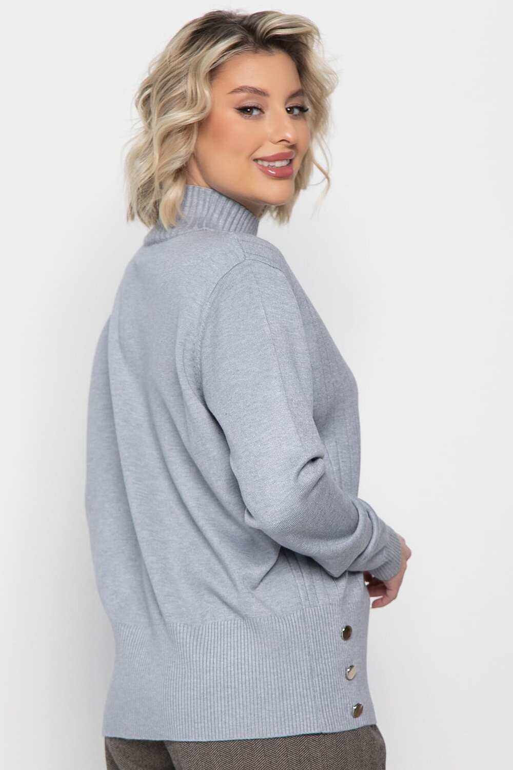 LT Collection Джемпер 575299 Б14962-18М серый