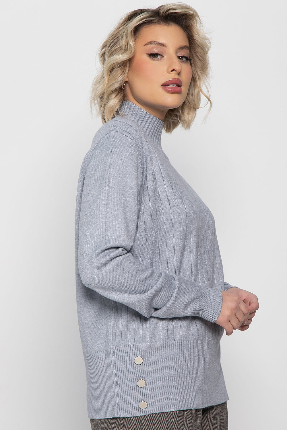 LT Collection Джемпер 575299 Б14962-18М серый