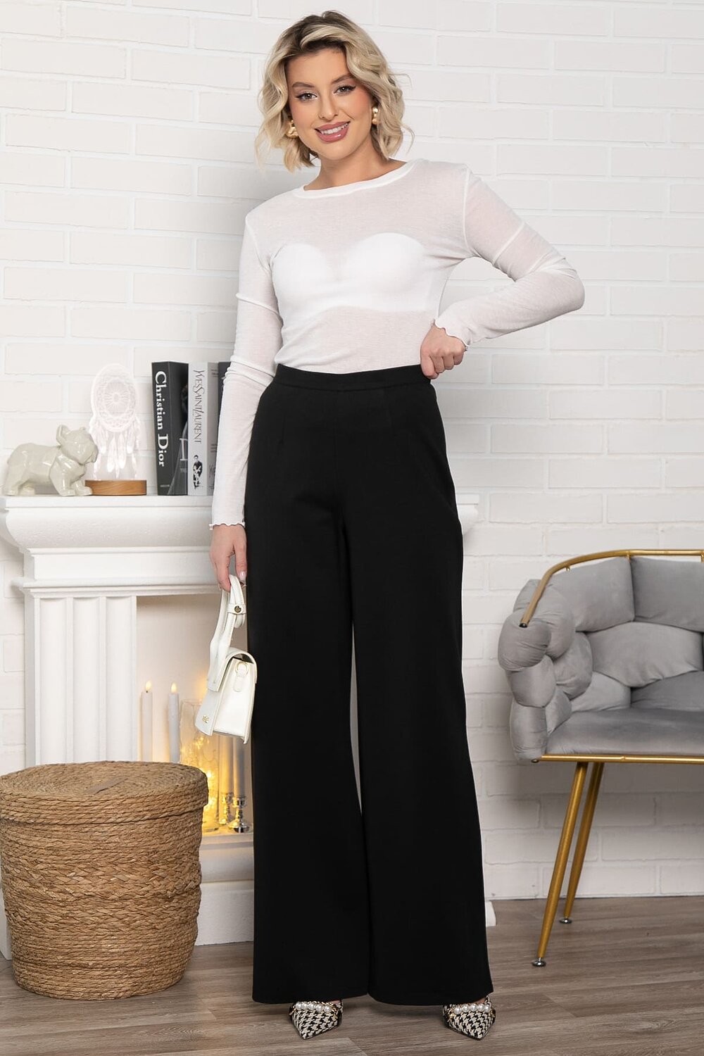 LT Collection Брюки 575306 Б14978-10М черный