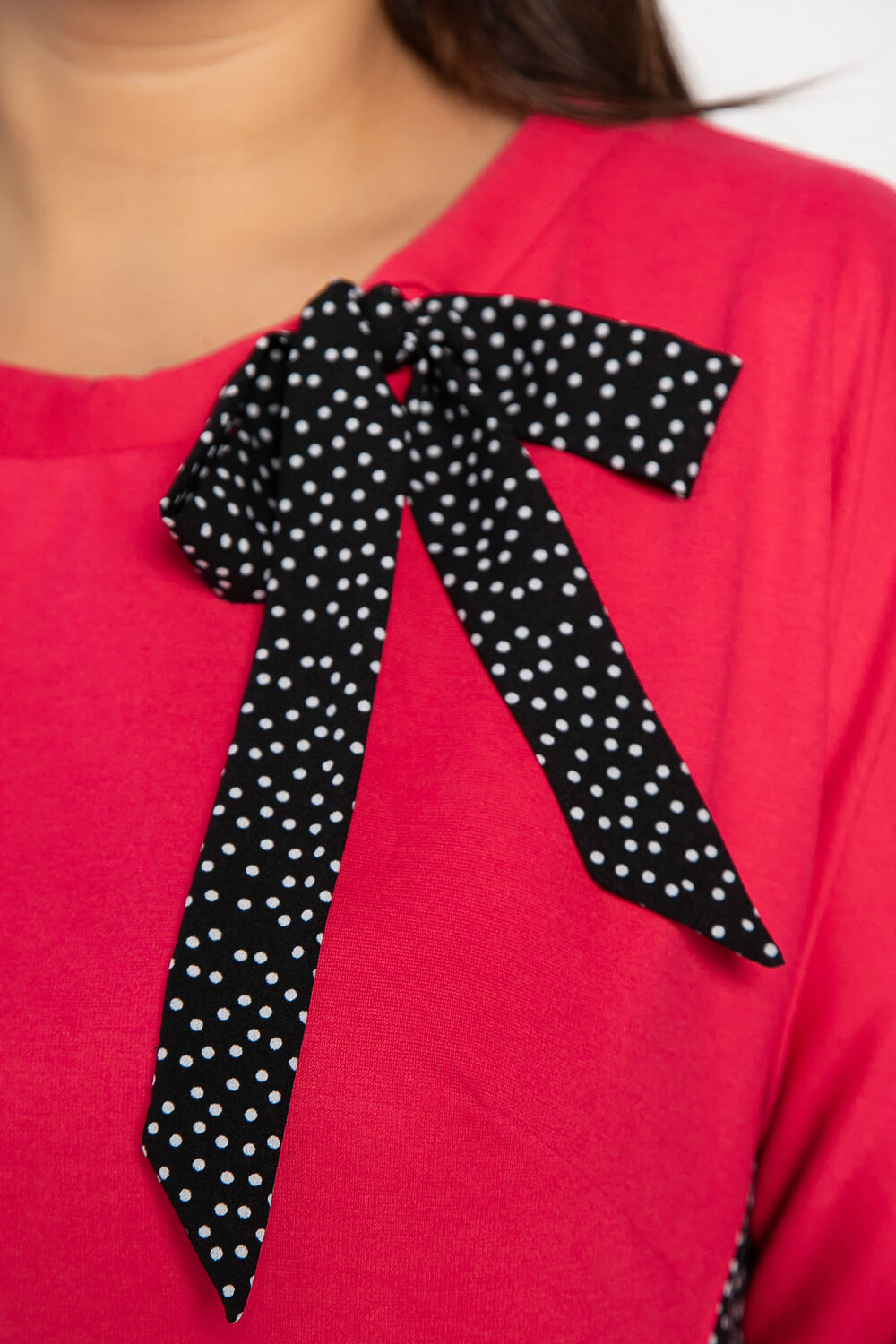 LT Collection Блуза 575308 Б14990-18М малиновый/черный