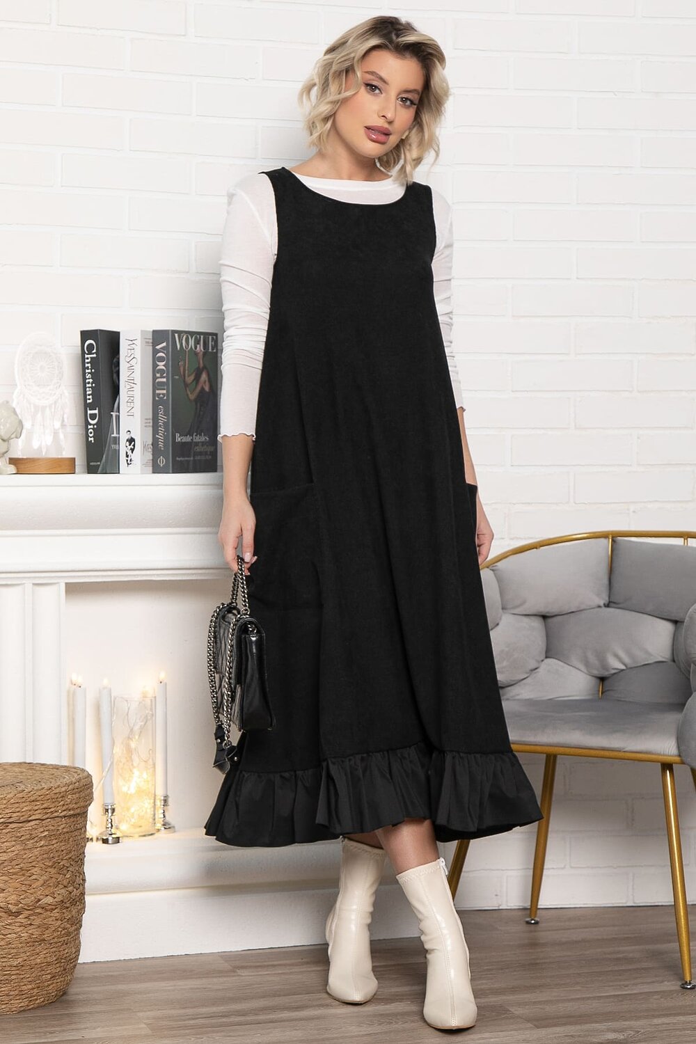 LT Collection Сарафан 575310 П14983-10М черный