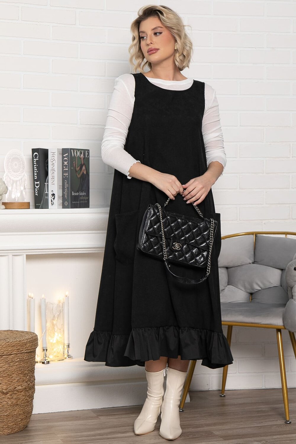 LT Collection Сарафан 575310 П14983-10М черный