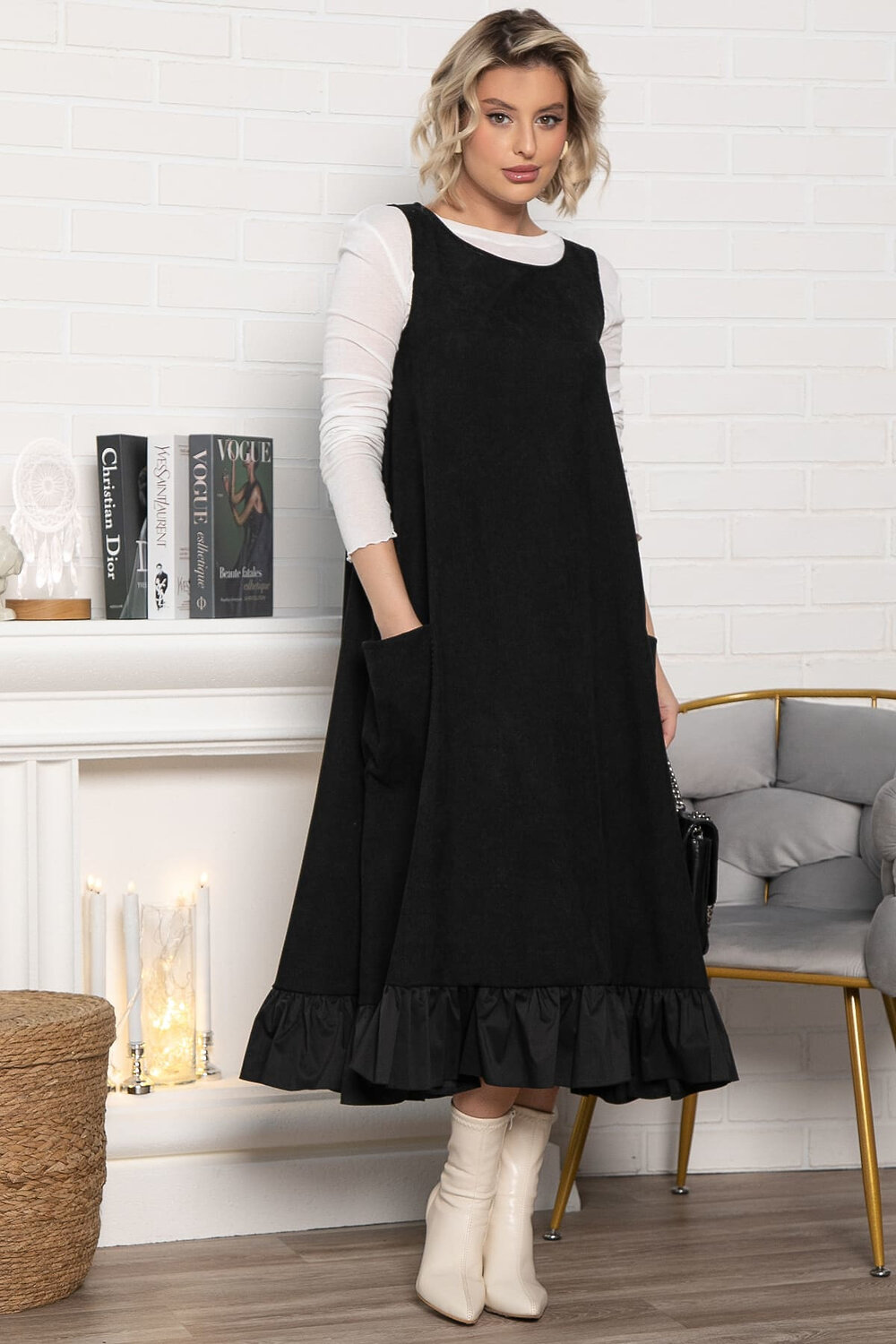 LT Collection Сарафан 575310 П14983-10М черный