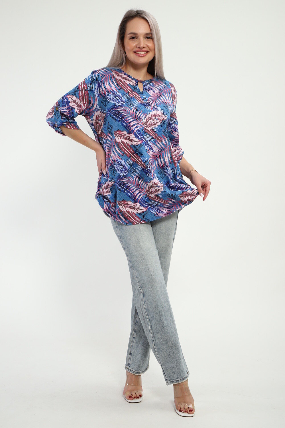 Натали Туника 575325 70073 индиго