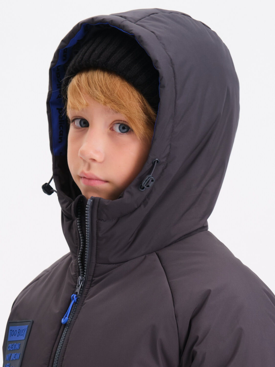 PELICAN Куртка 575328 BZBL3377/2 Темно-серый