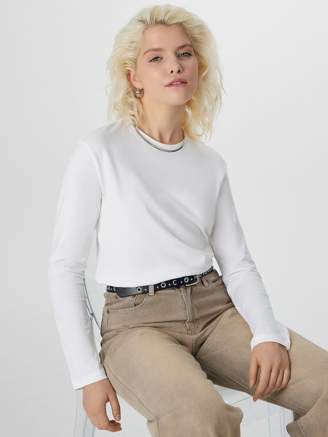 MARK FORMELLE Лонгслив 575347 122952 белый