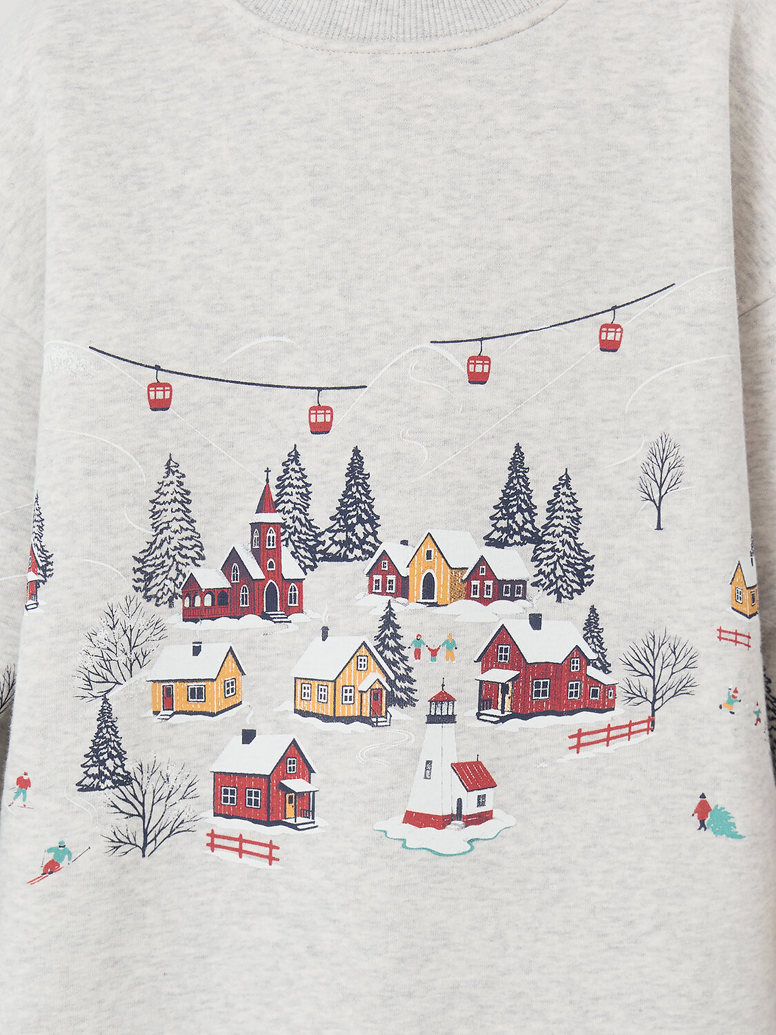 MARK FORMELLE Свитшот 575351 123437/1 серый меланж+печать3