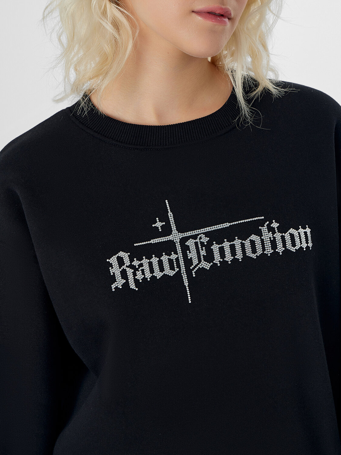 MARK FORMELLE Свитшот 575352 122559 черный +печать