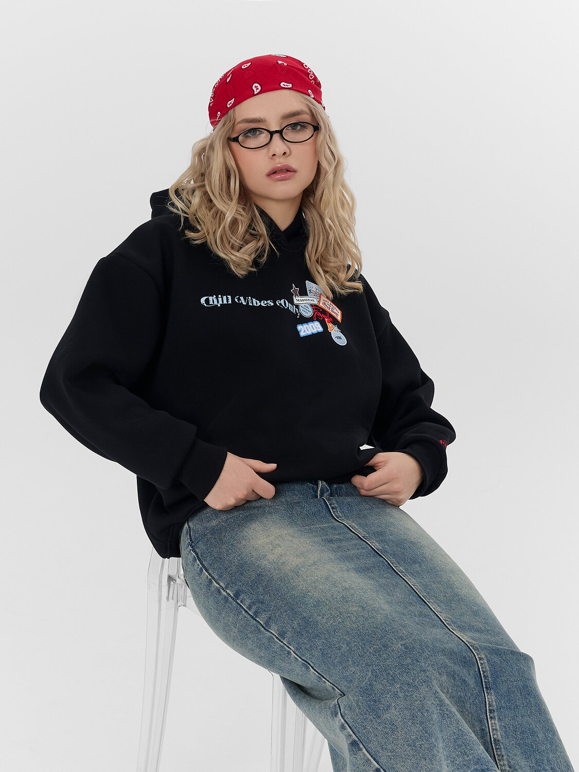 MARK FORMELLE Худи 575356 122775 черный +печать