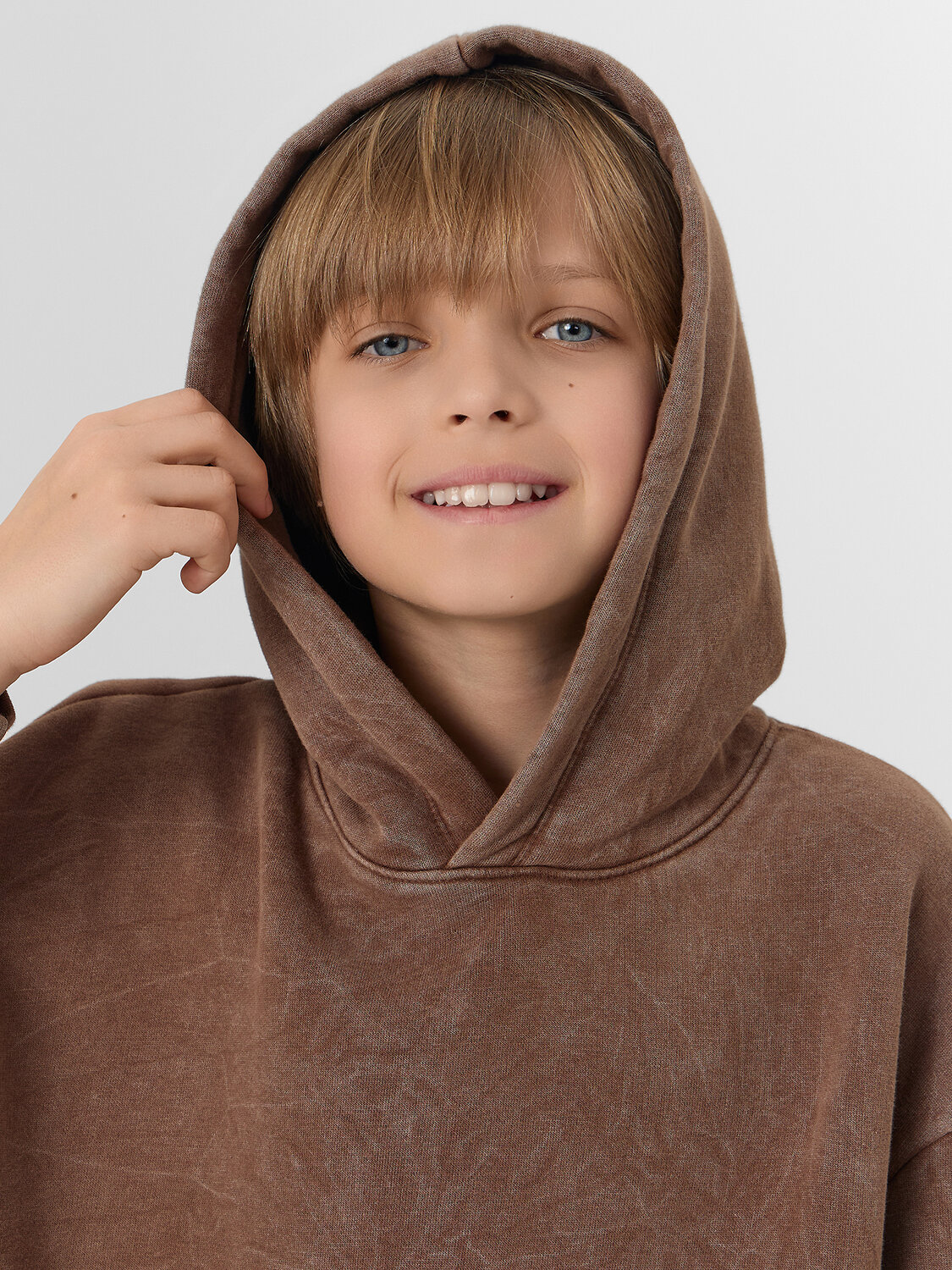 MARK FORMELLE Худи 575357 123416-1 ACID WASH коричневый