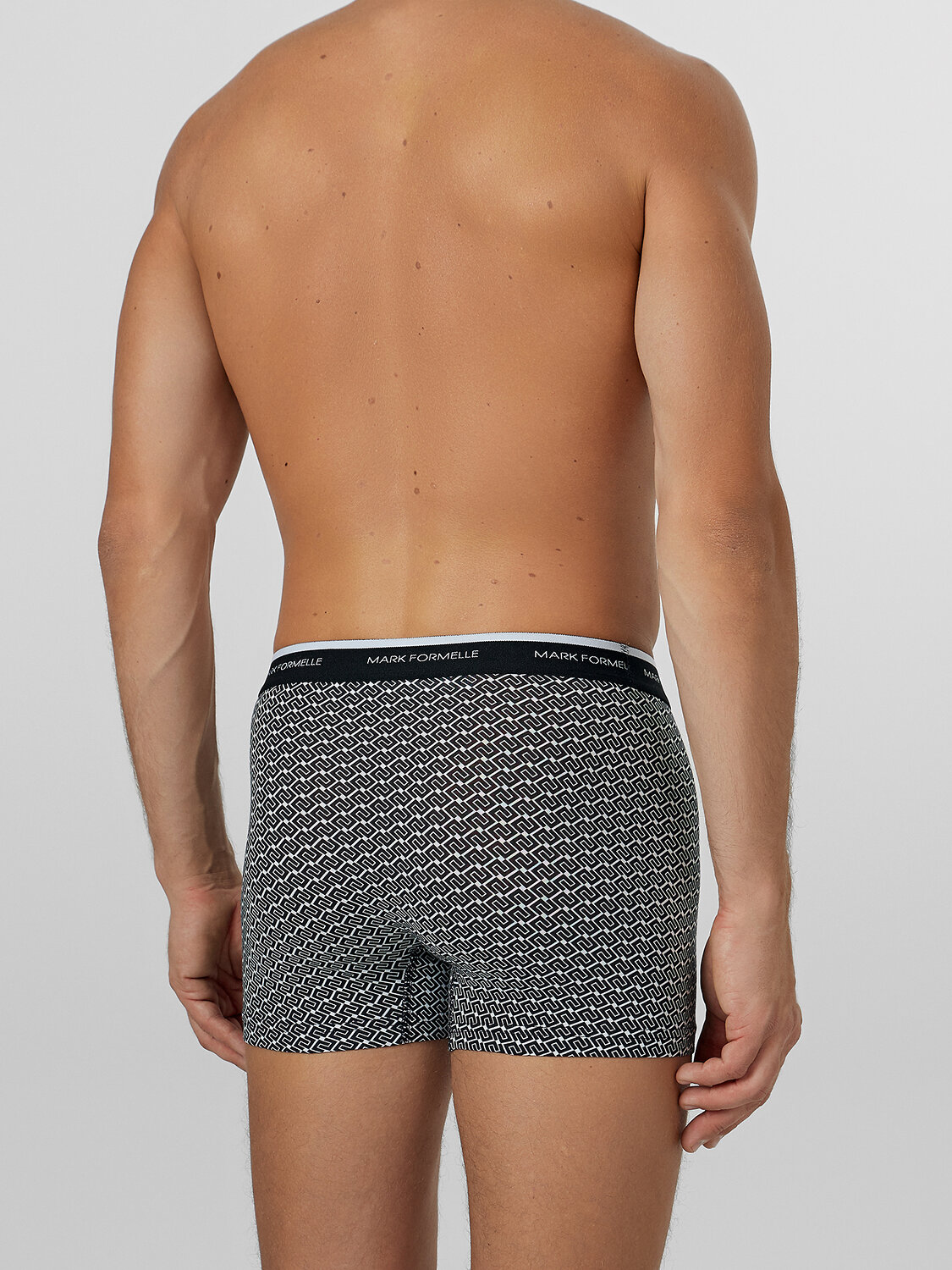 MARK FORMELLE Трусы 575367 411232 квадратный узор на черном
