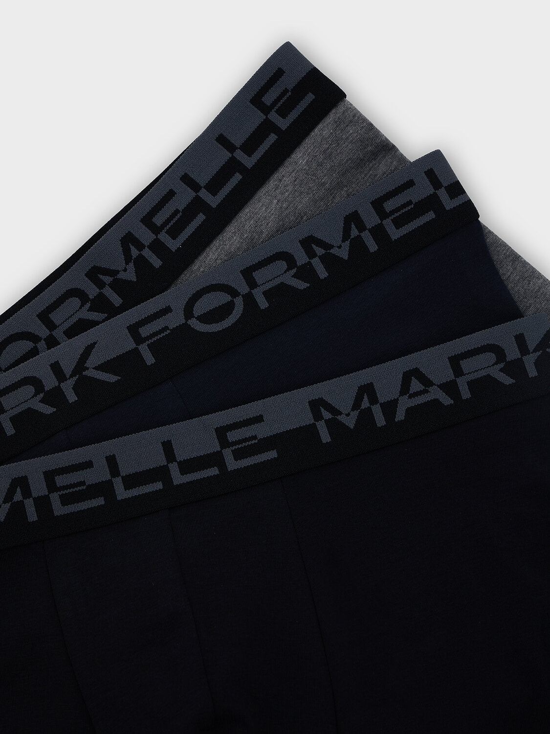 MARK FORMELLE Трусы 575368 411124-3 т.серый меланж+ т.синий +черный