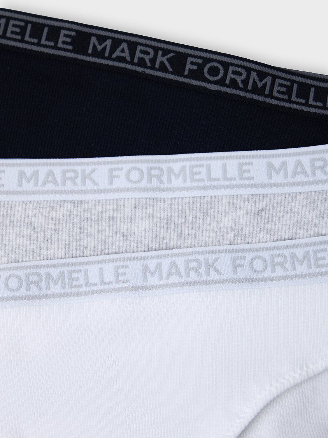 MARK FORMELLE Трусы 575373 417753-3 белый + серый меланж+черный